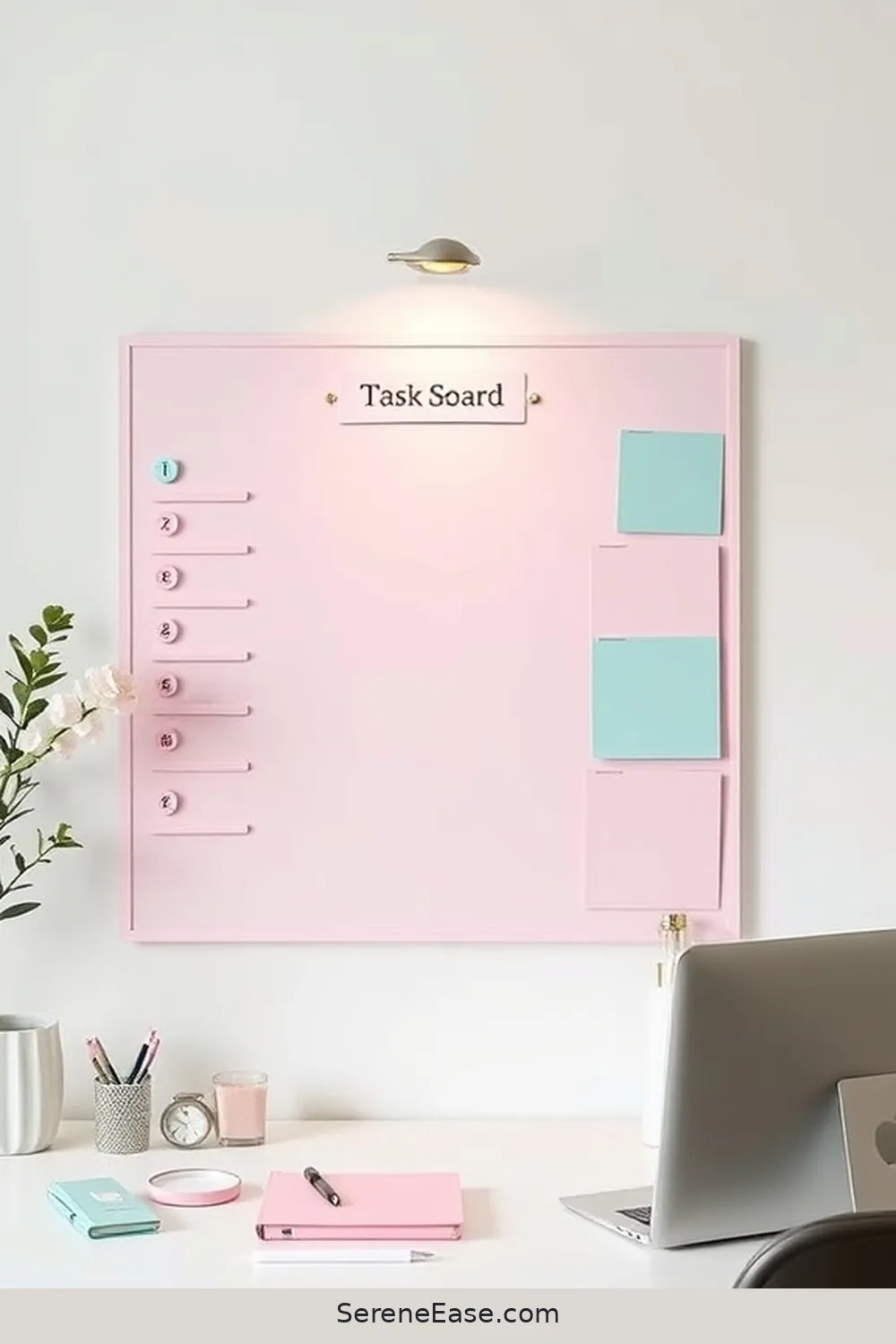 25 Ways to Incorporate Pastels in Your Minimalist Home Office Style 22 Pastel Task Boards for 25 Ways to Incorporate Pastels in Your Minimalist Home Office Style