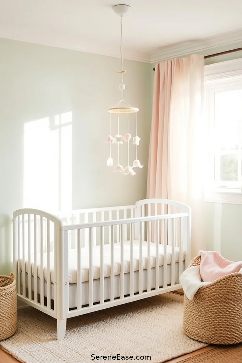 25 Ways to Incorporate Pastels in a Coastal Nursery Style 7 Select a Pastel Mobile for Above the Crib for 25 Ways to Incorporate Pastels in a Coastal Nursery Style