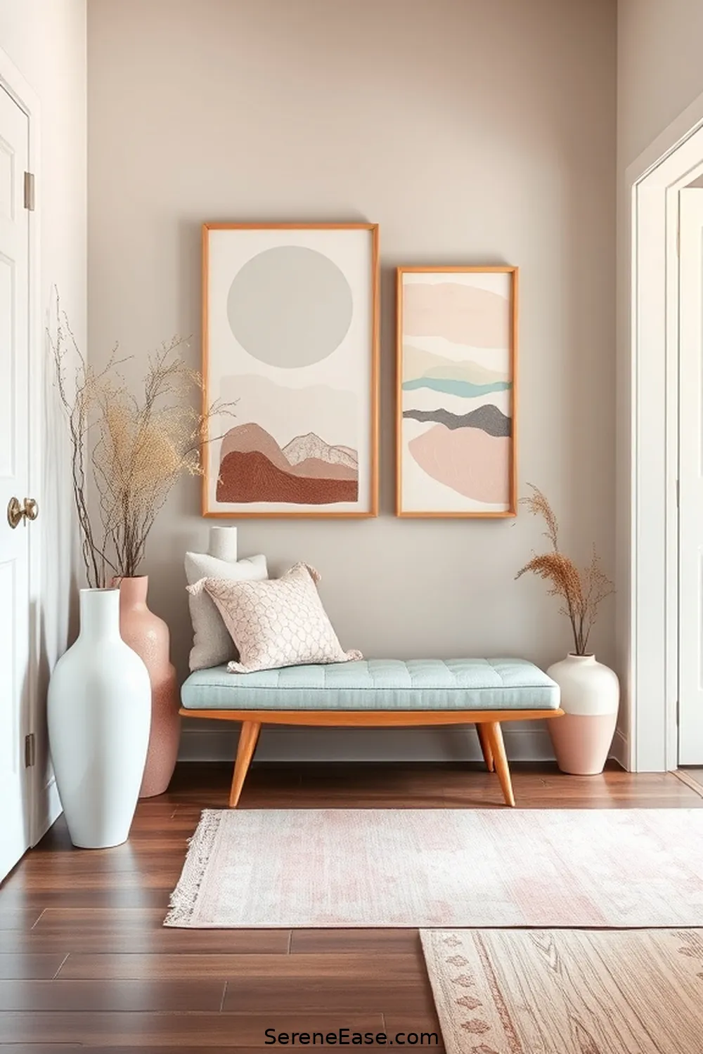 25 Ways to Incorporate Pastels in a Mid Century Modern Entryway Style 17 Choose Pastel Accessories for 25 Ways to Incorporate Pastels in a Mid Century Modern Entryway Style