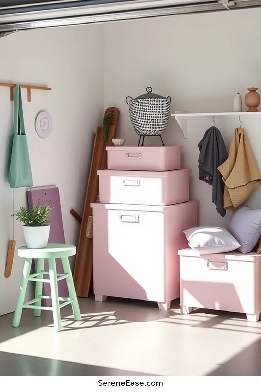 25 Ways to Incorporate Pastels in a Scandinavian-Style Garage 6 Add Pastel Accent Furniture for 25 Ways to Incorporate Pastels in a Scandinavian-Style Garage