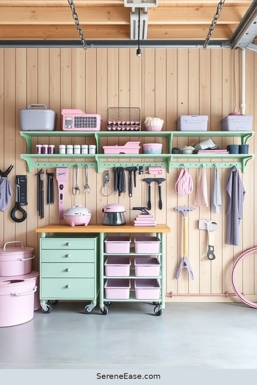 25 Ways to Incorporate Pastels in a Scandinavian-Style Garage 2 Choose a Pastel Color Palette for 25 Ways to Incorporate Pastels in a Scandinavian-Style Garage