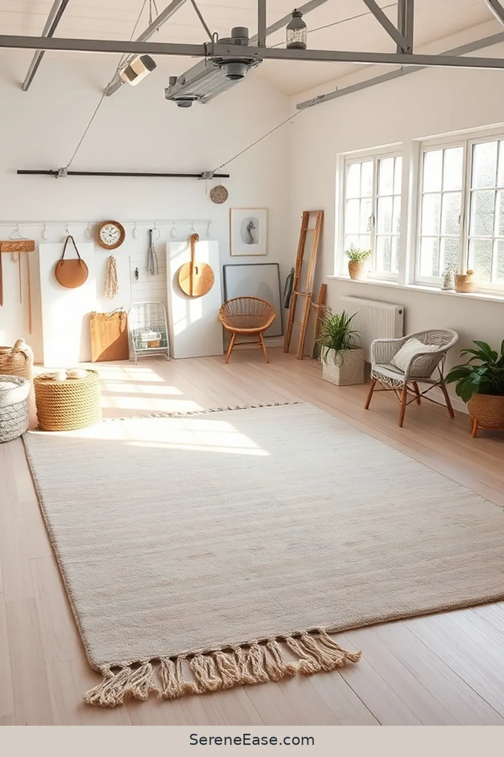25 Ways to Incorporate Pastels in a Scandinavian-Style Garage 9 Incorporate Pastel Rugs for 25 Ways to Incorporate Pastels in a Scandinavian-Style Garage
