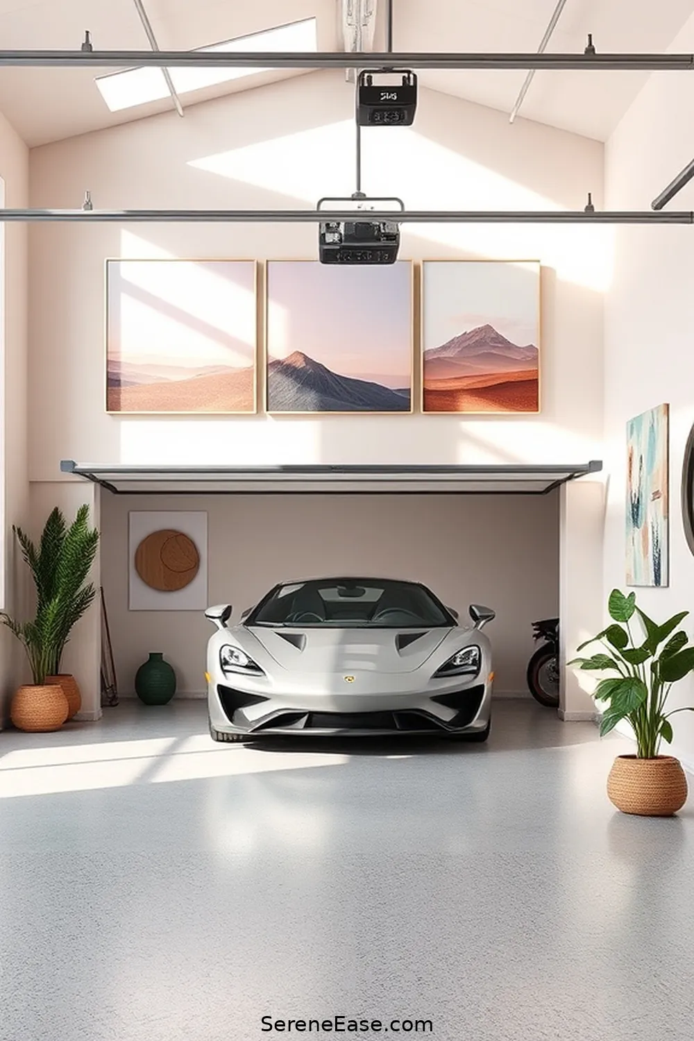 25 Ways to Incorporate Pastels in a Scandinavian-Style Garage 5 Use Pastel Wall Art for 25 Ways to Incorporate Pastels in a Scandinavian-Style Garage
