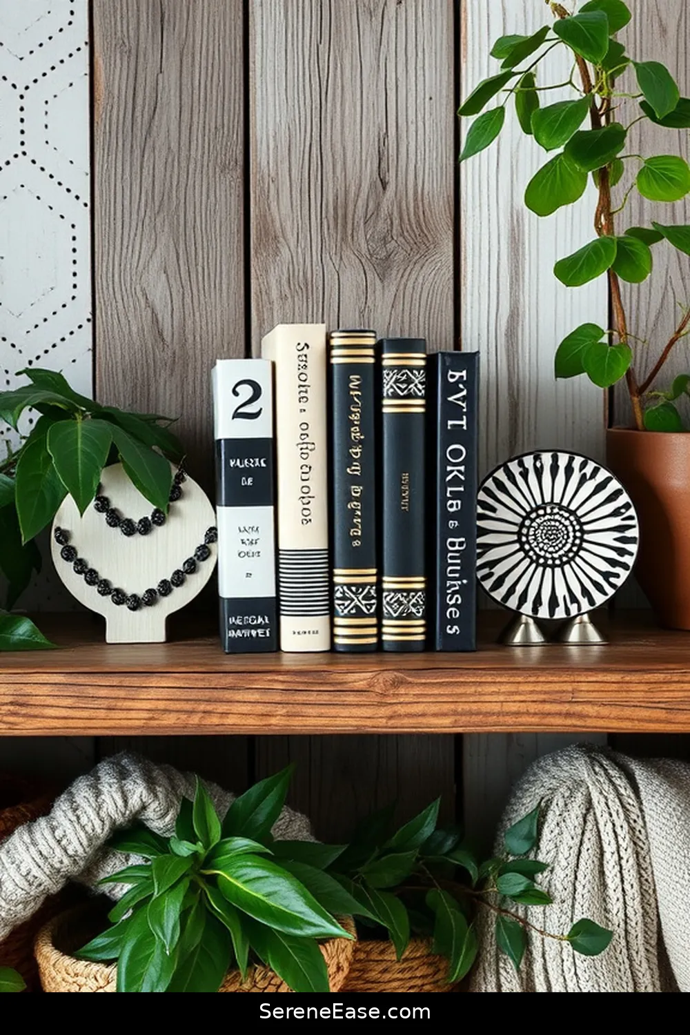 25 Ways to Infuse Black and White Bohemian Style Into Your Library 13 Showcase Unique Bookends for 25 Ways to Infuse Black and White Bohemian Style Into Your Library