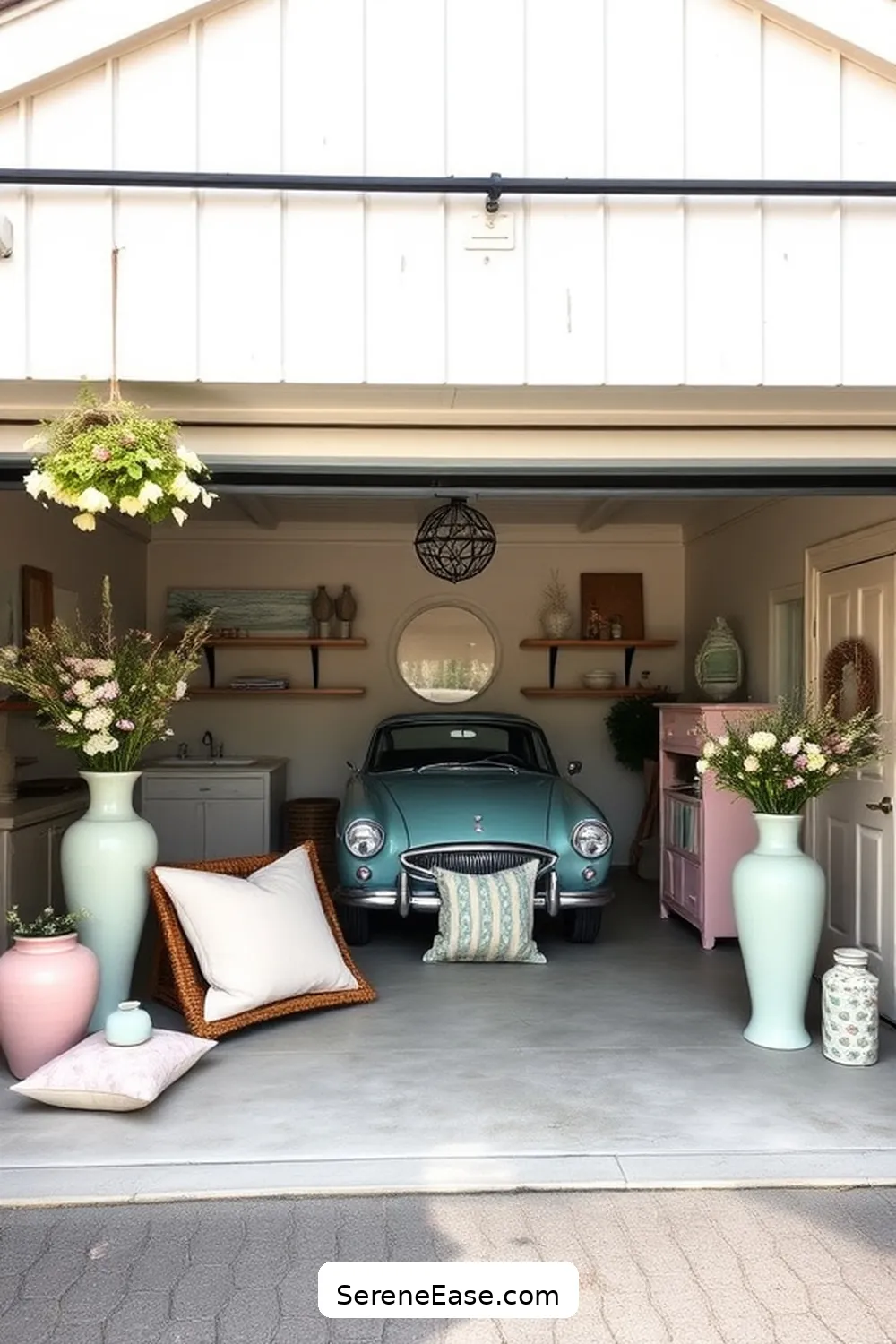 25 Ways to Use Pastels in Your Modern Farmhouse Garage Style 19 Use Pastel-Colored Décor Accents for 25 Ways to Use Pastels in Your Modern Farmhouse Garage Style