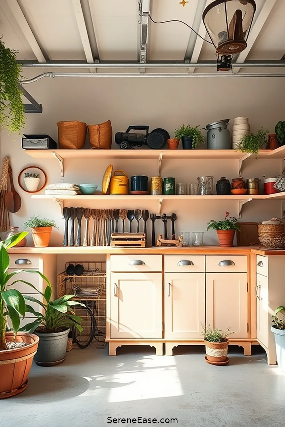 25 Ways to Use Pastels in Your Modern Farmhouse Garage Style 4 Use Pastel-Colored Shelving Units for 25 Ways to Use Pastels in Your Modern Farmhouse Garage Style
