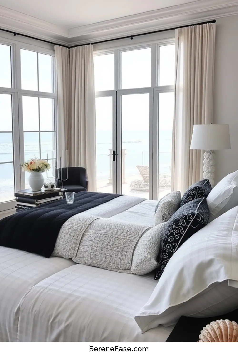 Achieve Black and White Coastal Bedroom Style 12 Personalizing Your Coastal Retreat for Achieve Black and White Coastal Bedroom Style