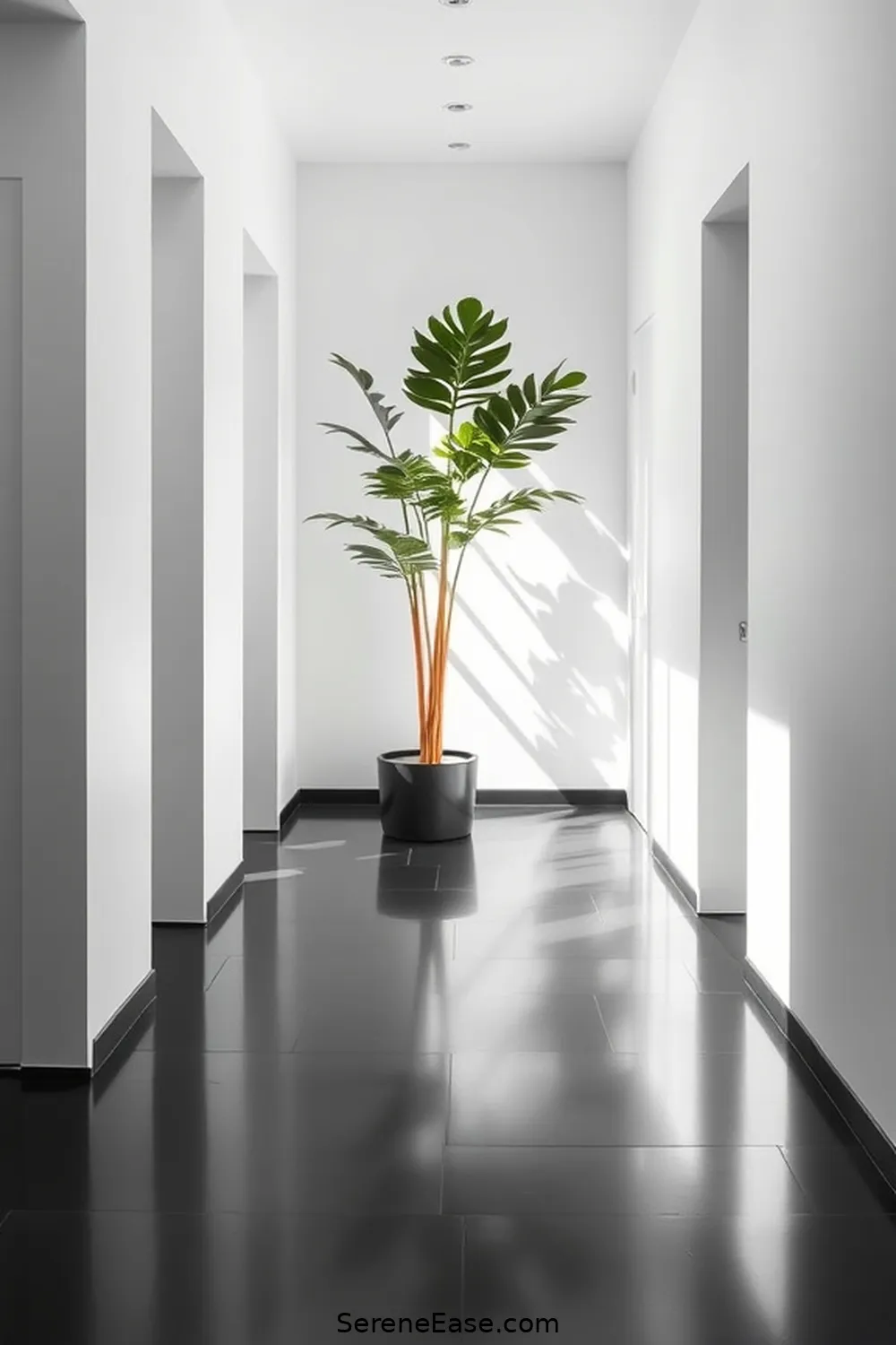 Achieve Bold Bright Minimalist Hallway Style 8 Keeping Flooring Simple Yet Striking for Achieve Bold Bright Minimalist Hallway Style
