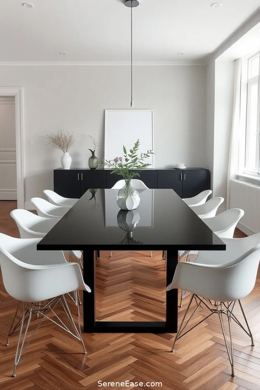 Achieve a Black and White Scandinavian Dining Room With This Step-By-Step Guide 9 Choosing the Perfect Dining Table for Achieve a Black and White Scandinavian Dining Room With This Step-By-Step Guide