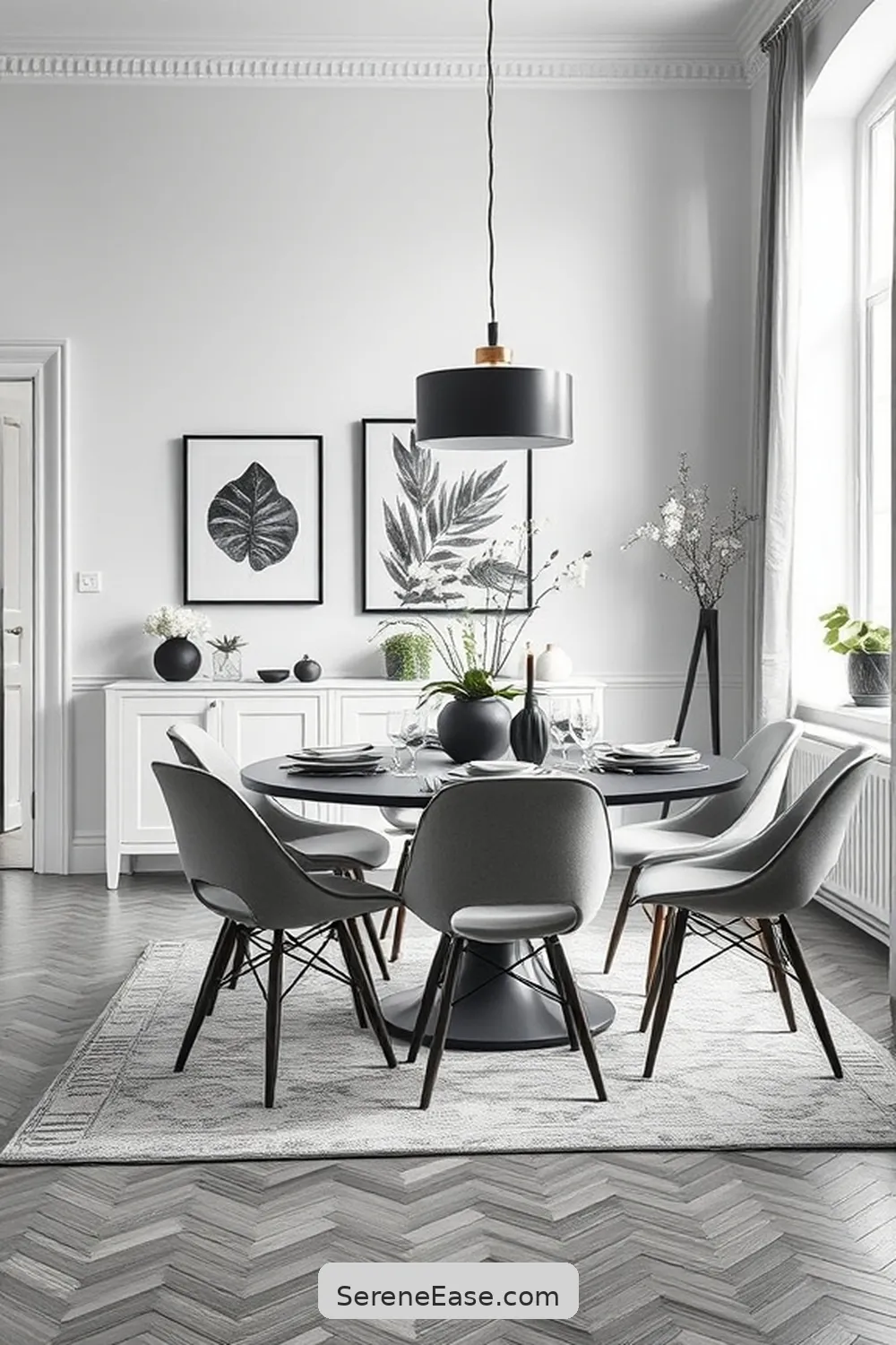Achieve a Black and White Scandinavian Dining Room With This Step-By-Step Guide 10 Selecting Complementary Dining Chairs for Achieve a Black and White Scandinavian Dining Room With This Step-By-Step Guide