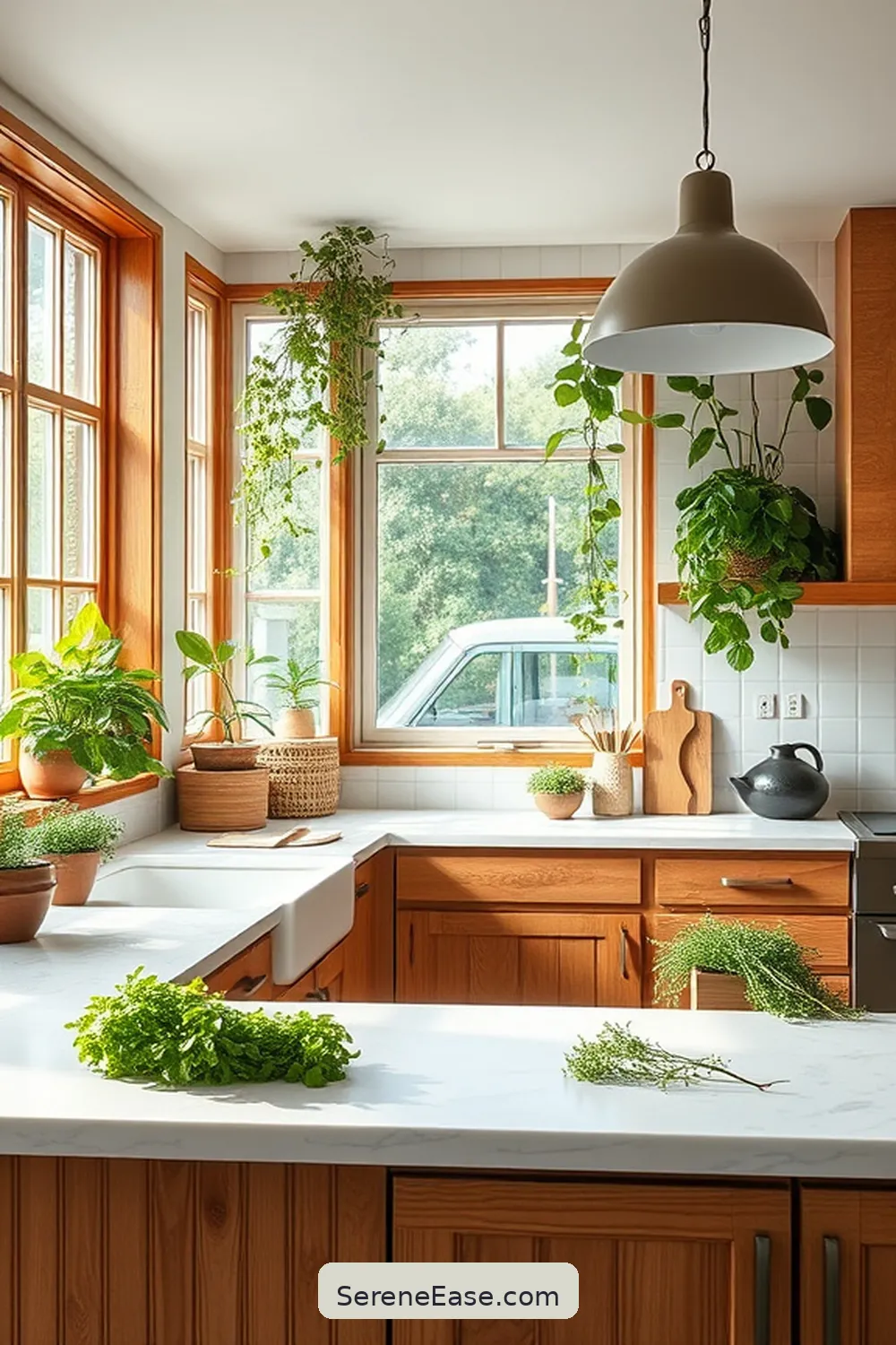 Achieve a Bold Bright Scandinavian Kitchen Style 10 Incorporating Greenery and Natural Elements for Achieve a Bold Bright Scandinavian Kitchen Style