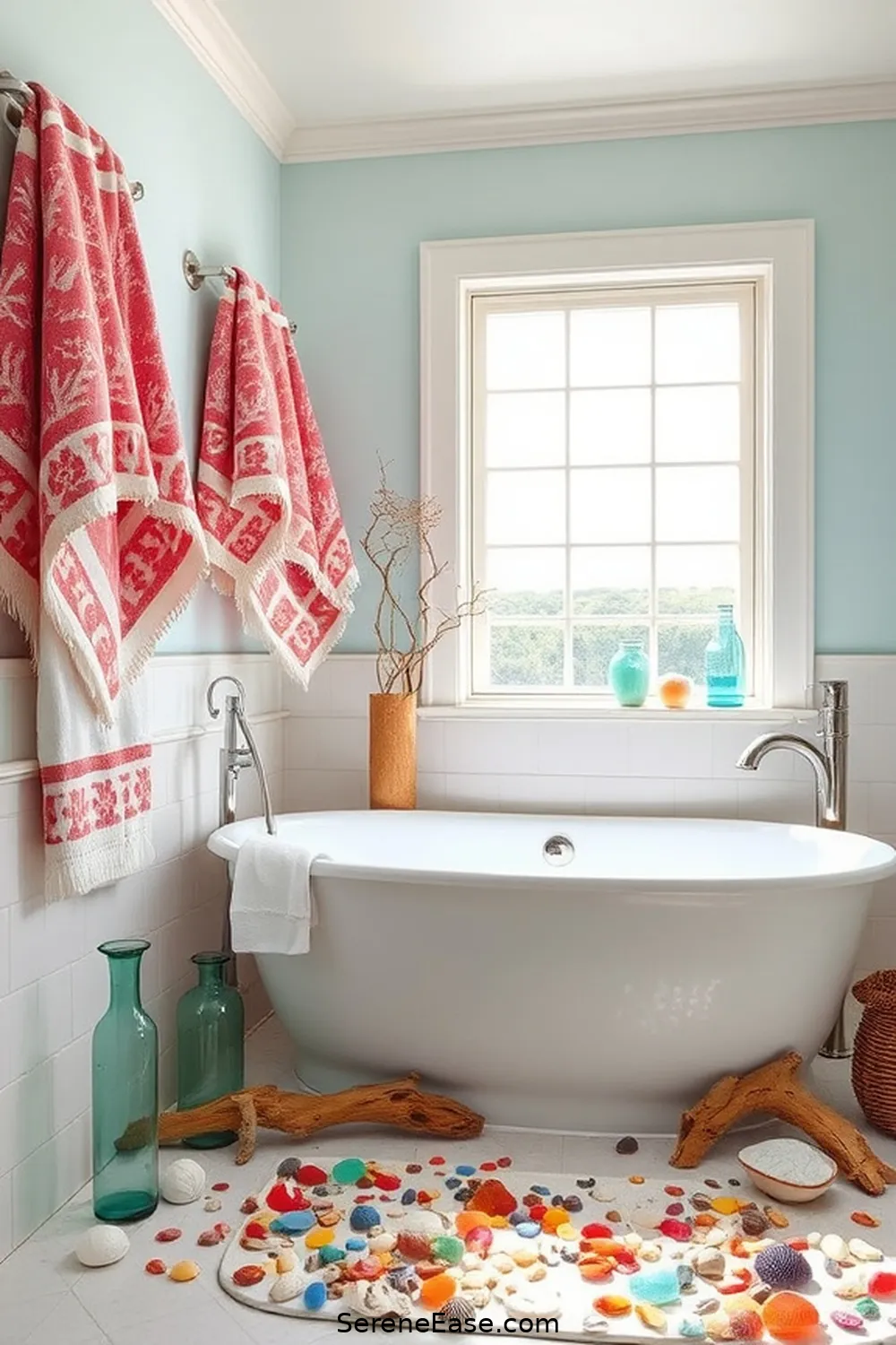 Achieve a Bold and Bright Coastal Bathroom Style 8 Accessorizing With Coastal Decor for Achieve a Bold and Bright Coastal Bathroom Style