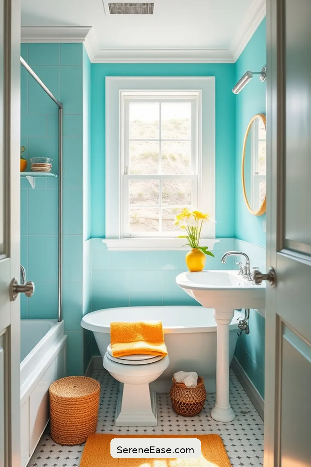 Achieve a Bold and Bright Coastal Bathroom Style 2 Choosing the Perfect Color Palette for Achieve a Bold and Bright Coastal Bathroom Style