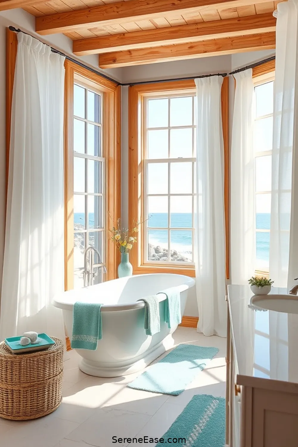 Achieve a Bold and Bright Coastal Bathroom Style 5 Embracing Natural Light for Achieve a Bold and Bright Coastal Bathroom Style