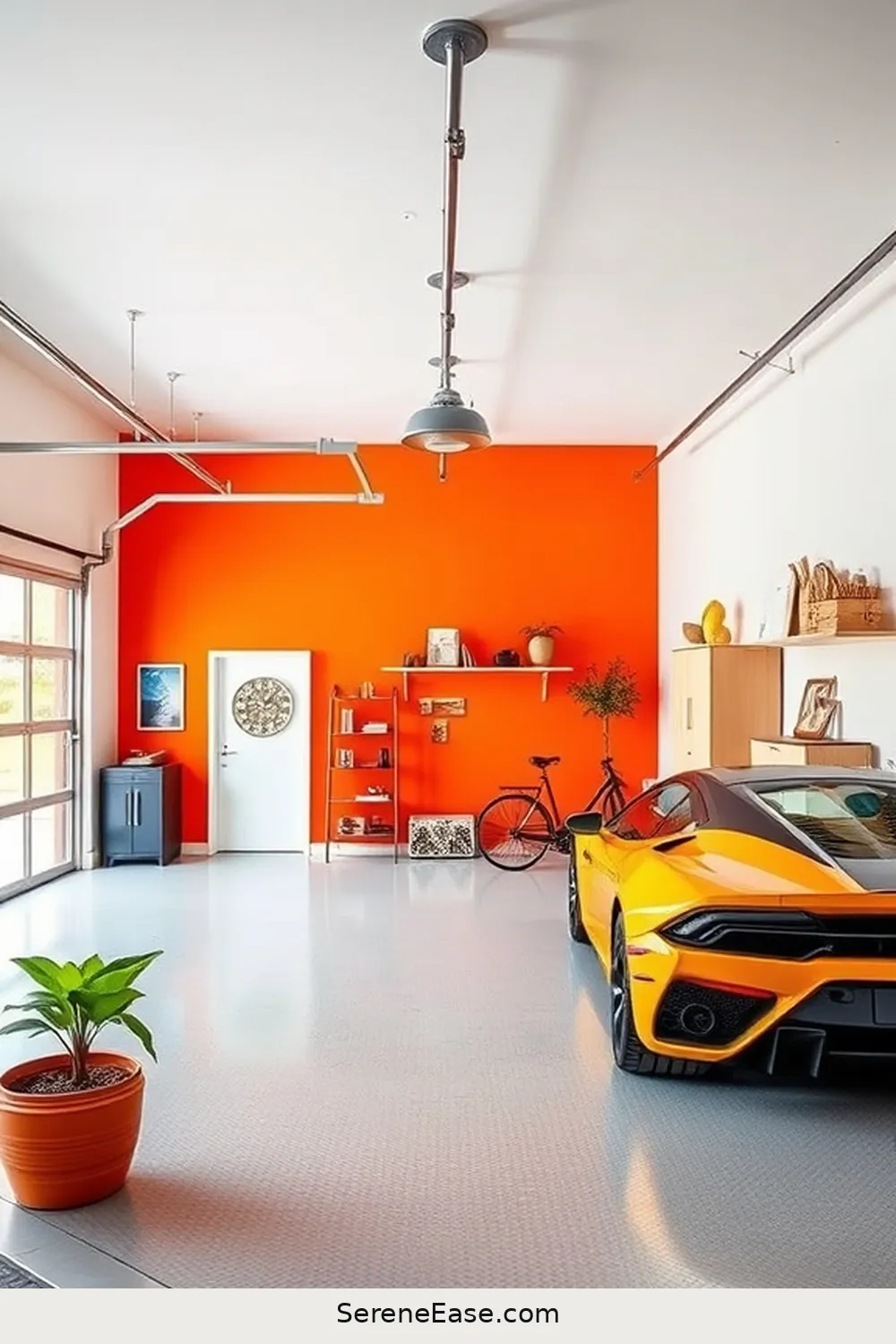 Achieve a Bold and Bright Garage With Minimalist Style 4 Choosing a Bright Color Palette for Achieve a Bold and Bright Garage With Minimalist Style