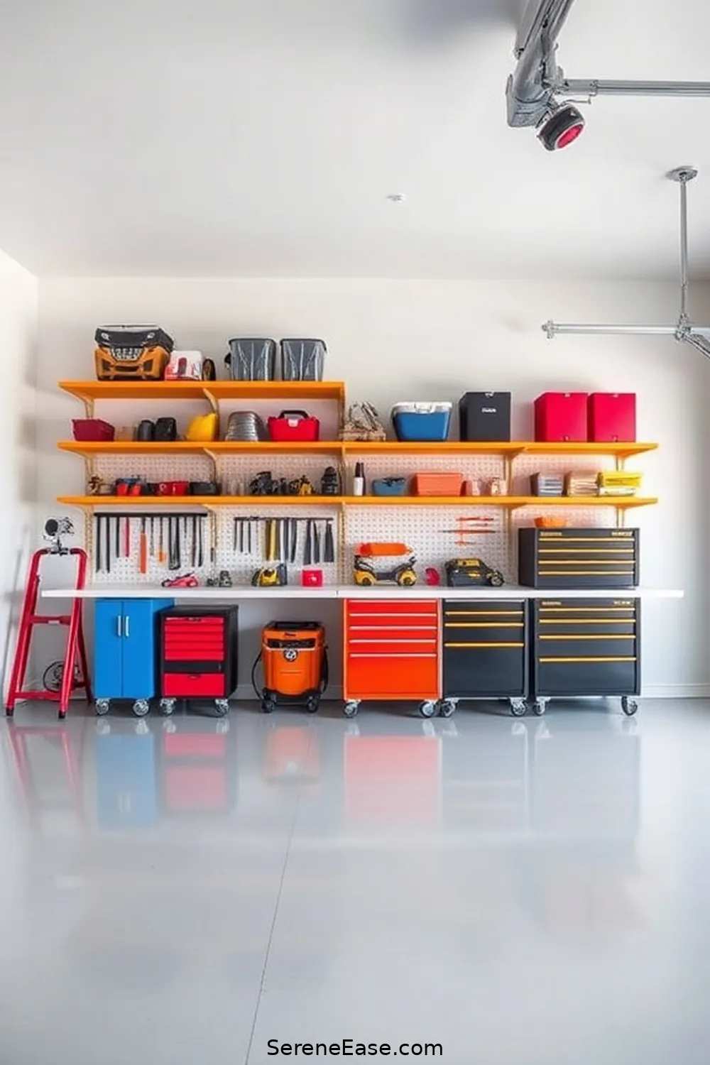 Achieve a Bold and Bright Garage With Minimalist Style 14 Maintaining an Organized Space for Achieve a Bold and Bright Garage With Minimalist Style