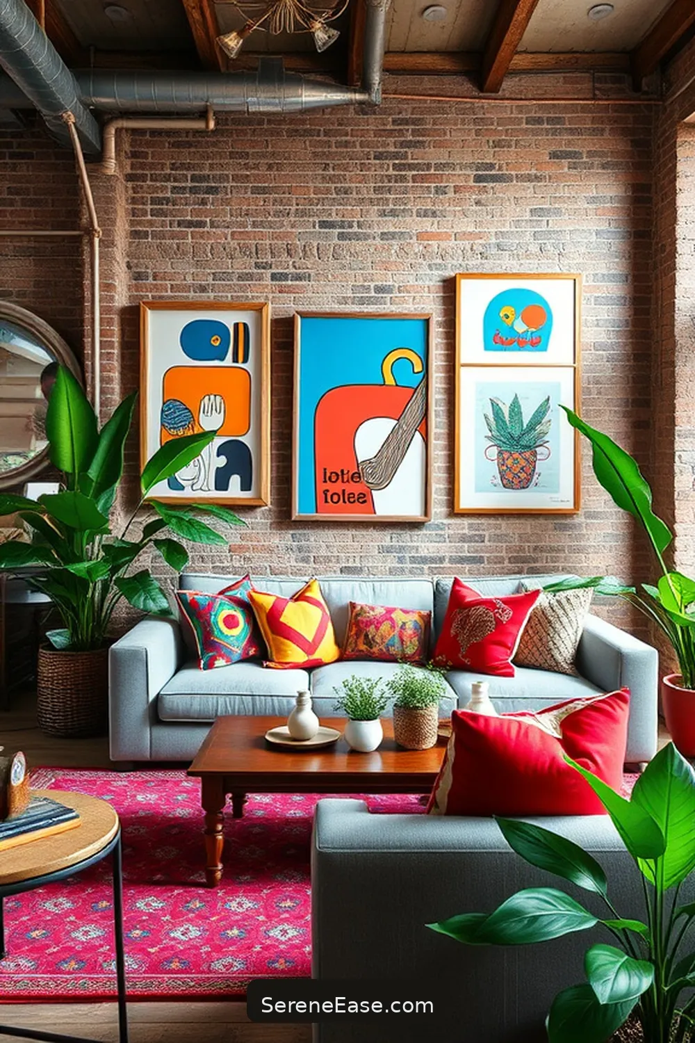 Achieve a Bold and Bright Industrial Living Room Style 6 Add Personal Touches With Decor for Achieve a Bold and Bright Industrial Living Room Style
