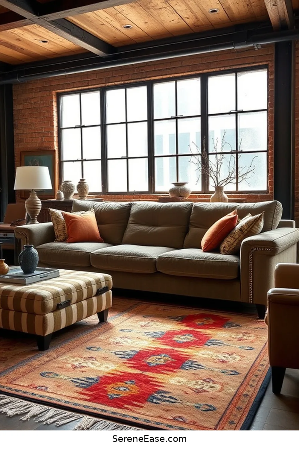 Achieve a Bold and Bright Industrial Living Room Style 7 Balance Ruggedness With Comfort for Achieve a Bold and Bright Industrial Living Room Style