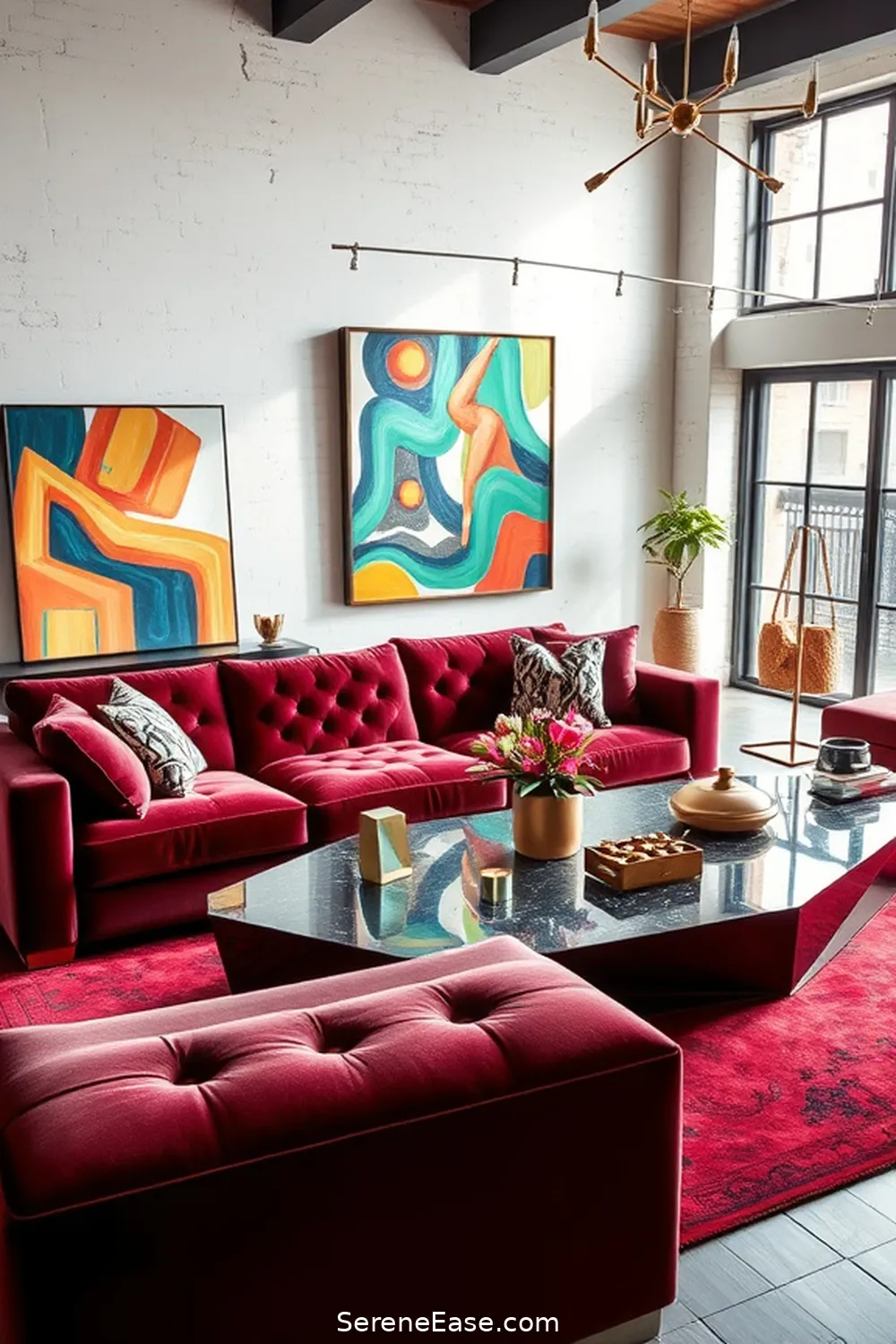 Achieve a Bold and Bright Industrial Living Room Style 4 Select Statement Furniture Pieces for Achieve a Bold and Bright Industrial Living Room Style