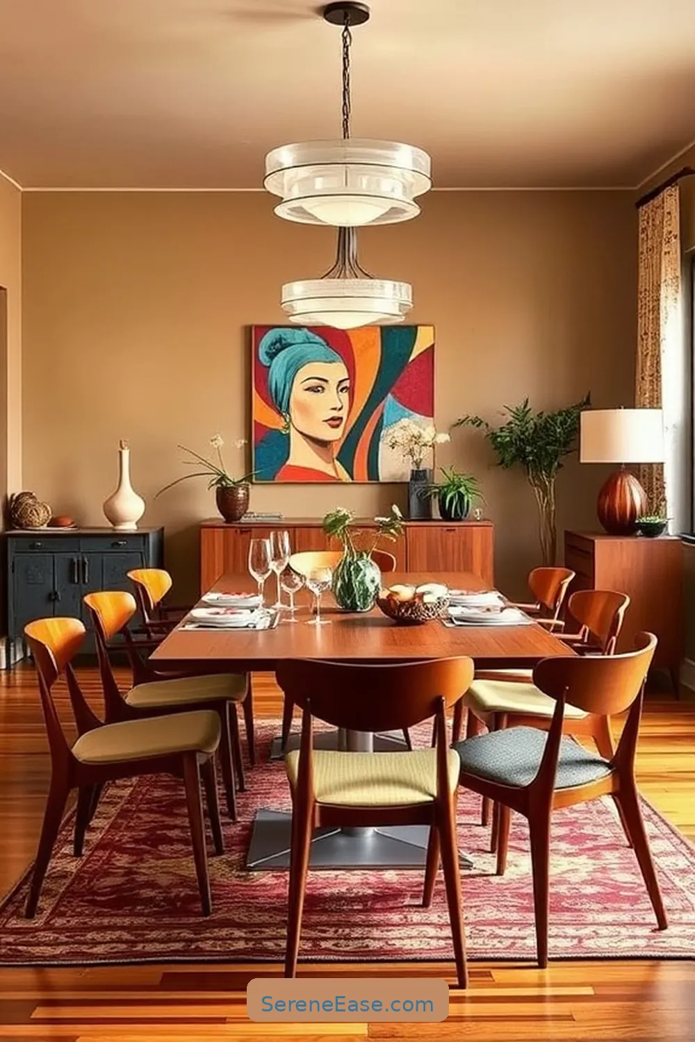 Achieve a Bold and Bright Mid-Century Modern Dining Room 10 Mixing Old and New Elements for Achieve a Bold and Bright Mid-Century Modern Dining Room