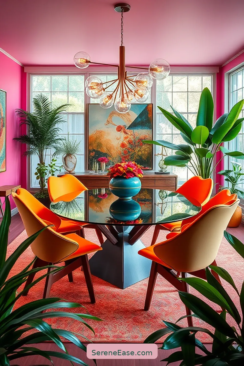 Achieve a Bold and Bright Mid-Century Modern Dining Room 4 Selecting Statement Furniture Pieces for Achieve a Bold and Bright Mid-Century Modern Dining Room