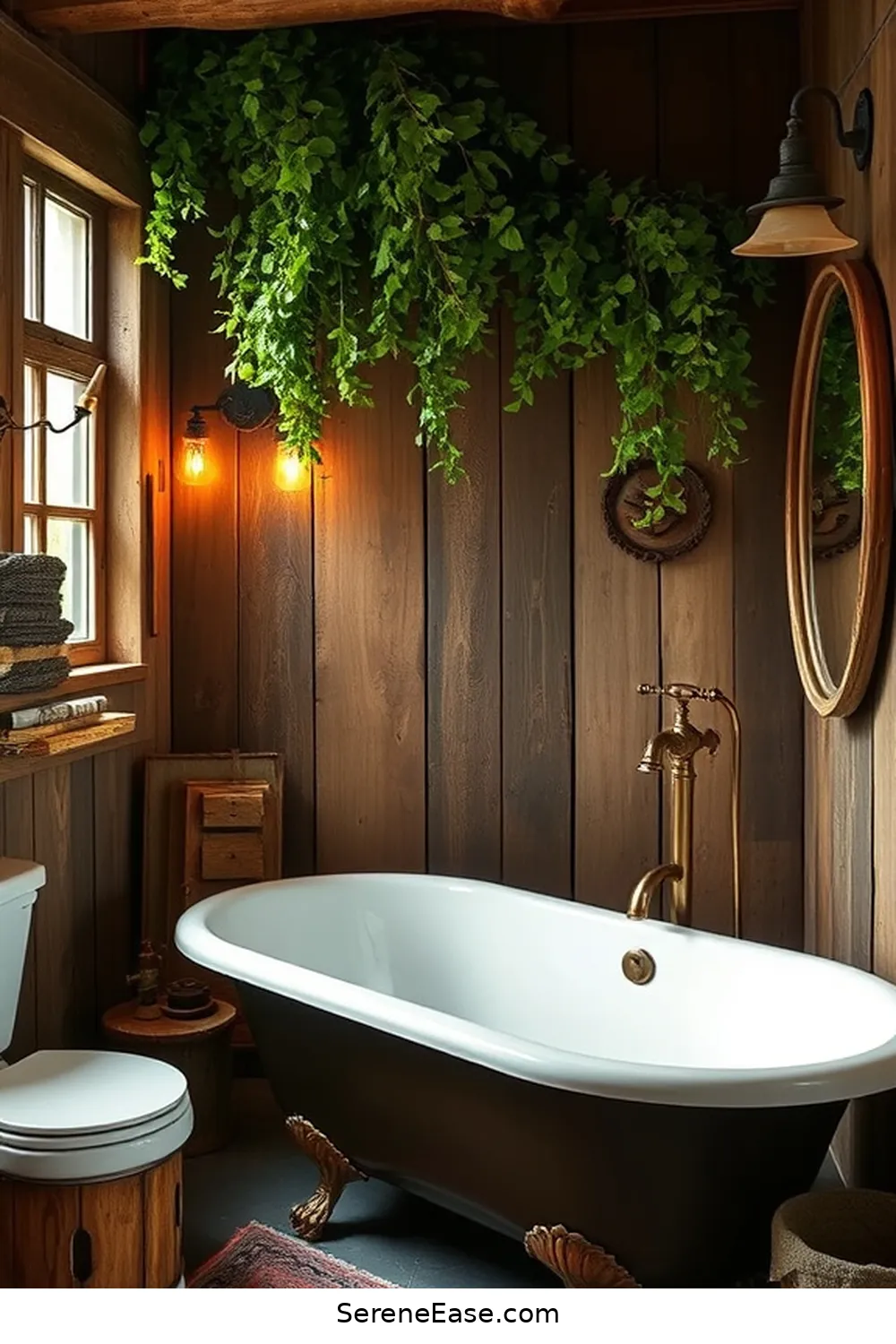 Achieve a Bold and Bright Rustic Bathroom Style 4 Incorporate Vintage Fixtures for Achieve a Bold and Bright Rustic Bathroom Style