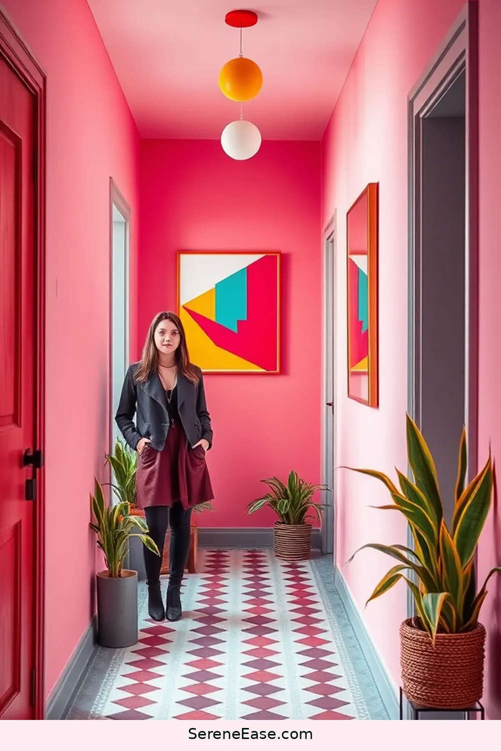 Achieve a Bold and Bright Scandinavian Hallway Style 9 Creating a Focal Point for Achieve a Bold and Bright Scandinavian Hallway Style