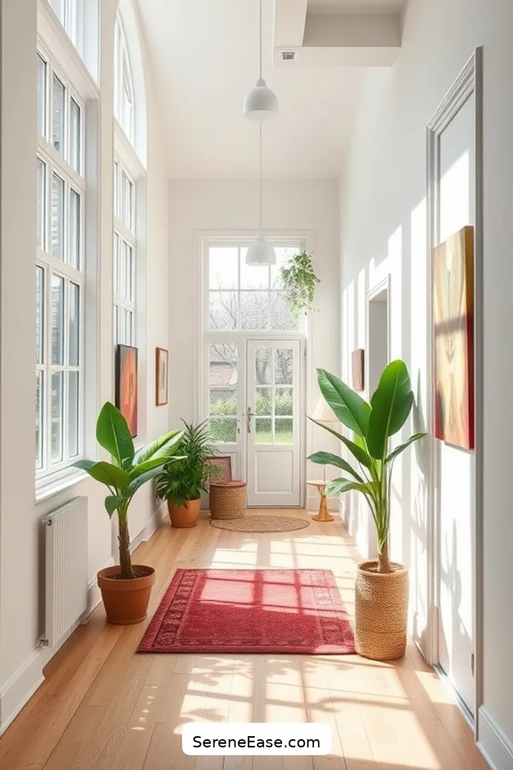 Achieve a Bold and Bright Scandinavian Hallway Style 4 Emphasizing Natural Light for Achieve a Bold and Bright Scandinavian Hallway Style