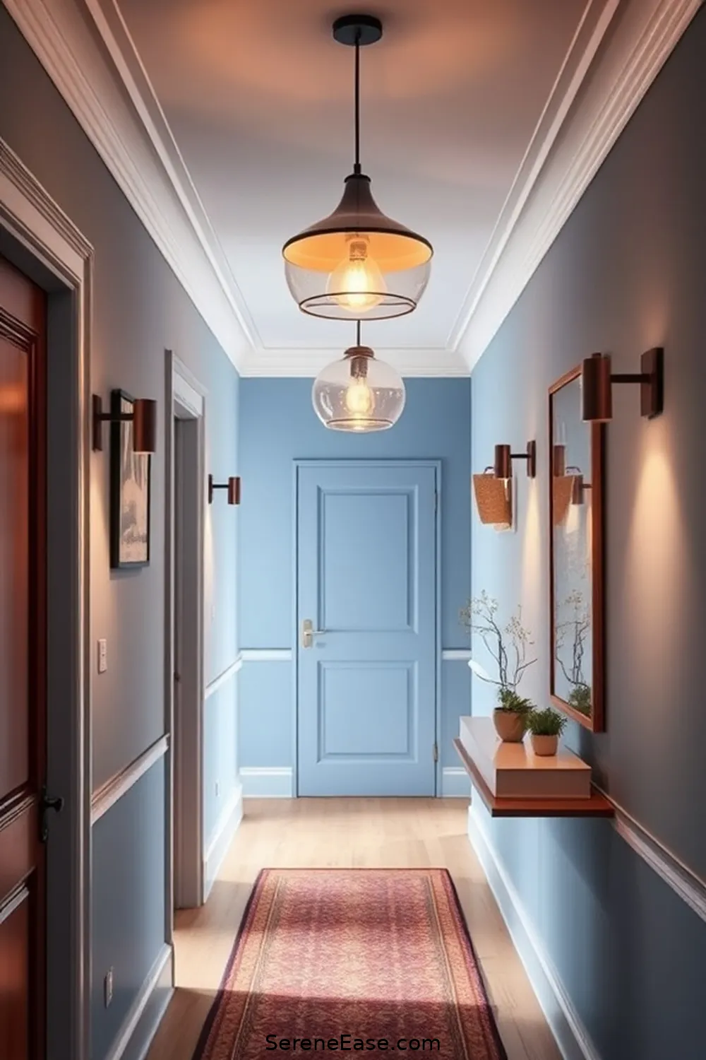 Achieve a Bold and Bright Scandinavian Hallway Style 11 Layering With Lighting for Achieve a Bold and Bright Scandinavian Hallway Style