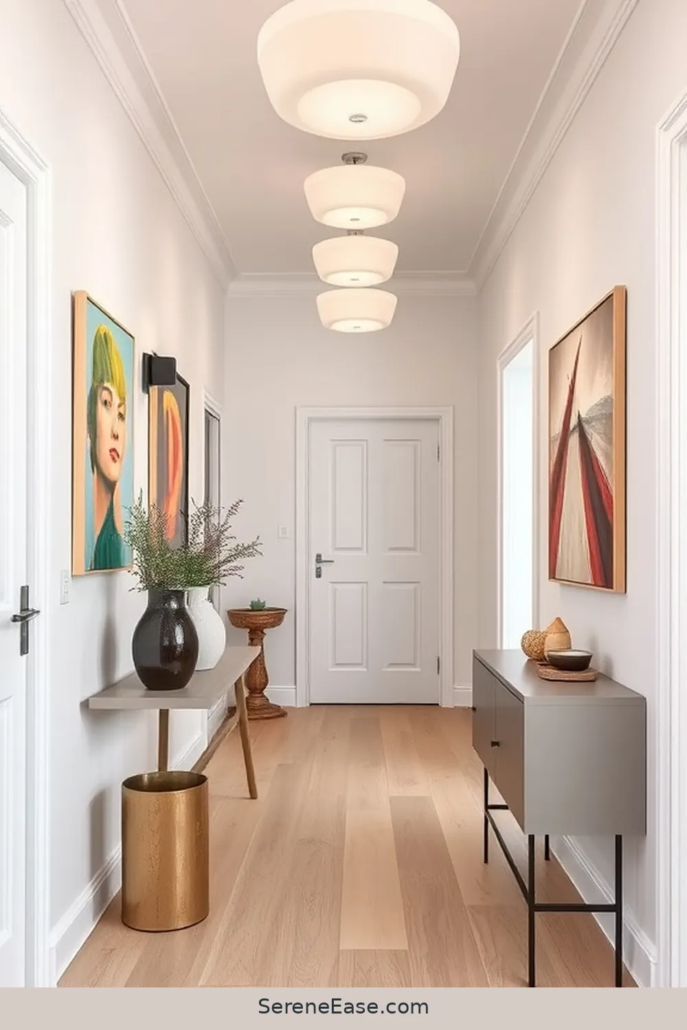Achieve a Bold and Bright Scandinavian Hallway Style 8 Utilizing Wall Art and Decor for Achieve a Bold and Bright Scandinavian Hallway Style