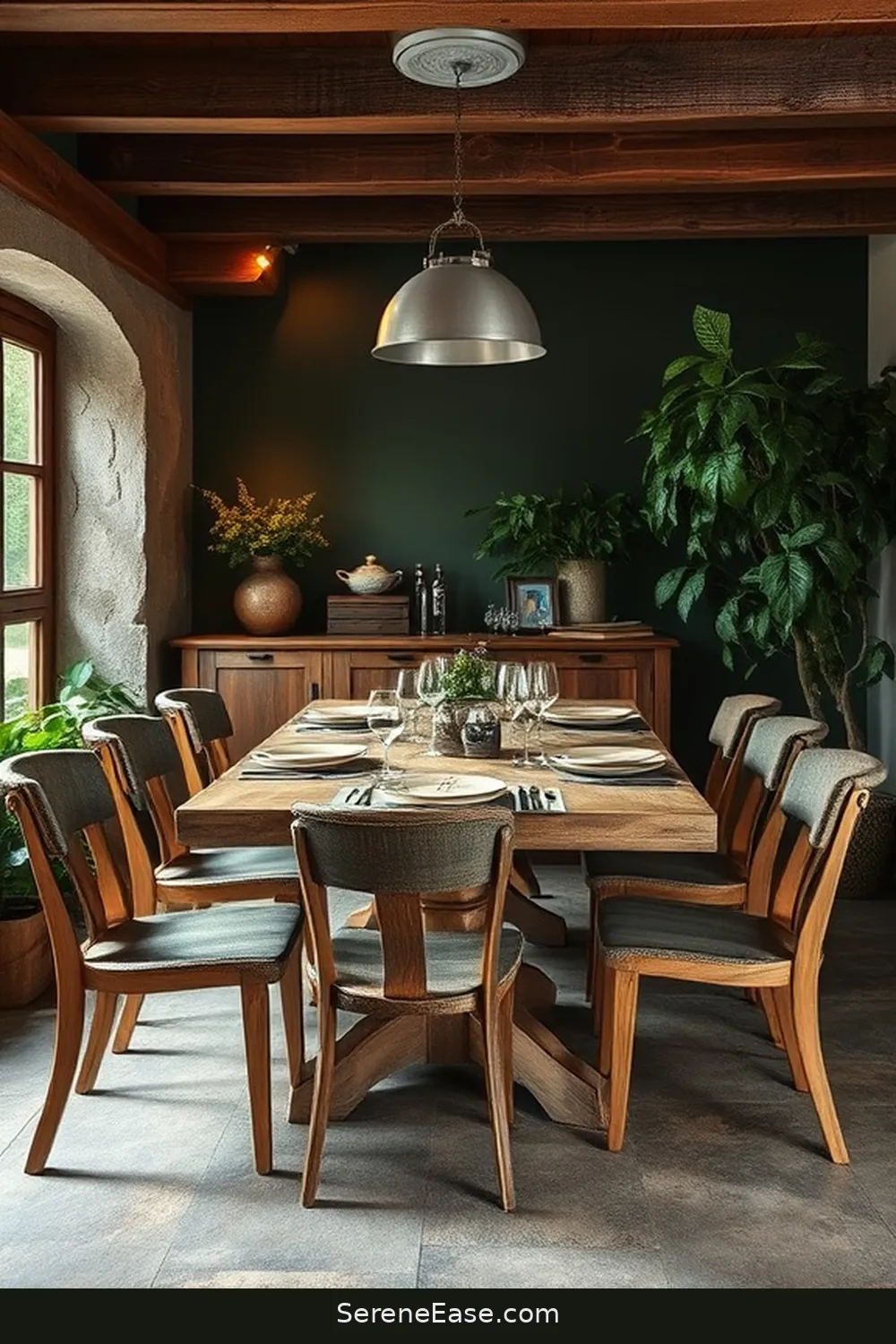 Achieve a Monochromatic Dining Room With Rustic Style 2 Choosing Your Color Palette for Achieve a Monochromatic Dining Room With Rustic Style