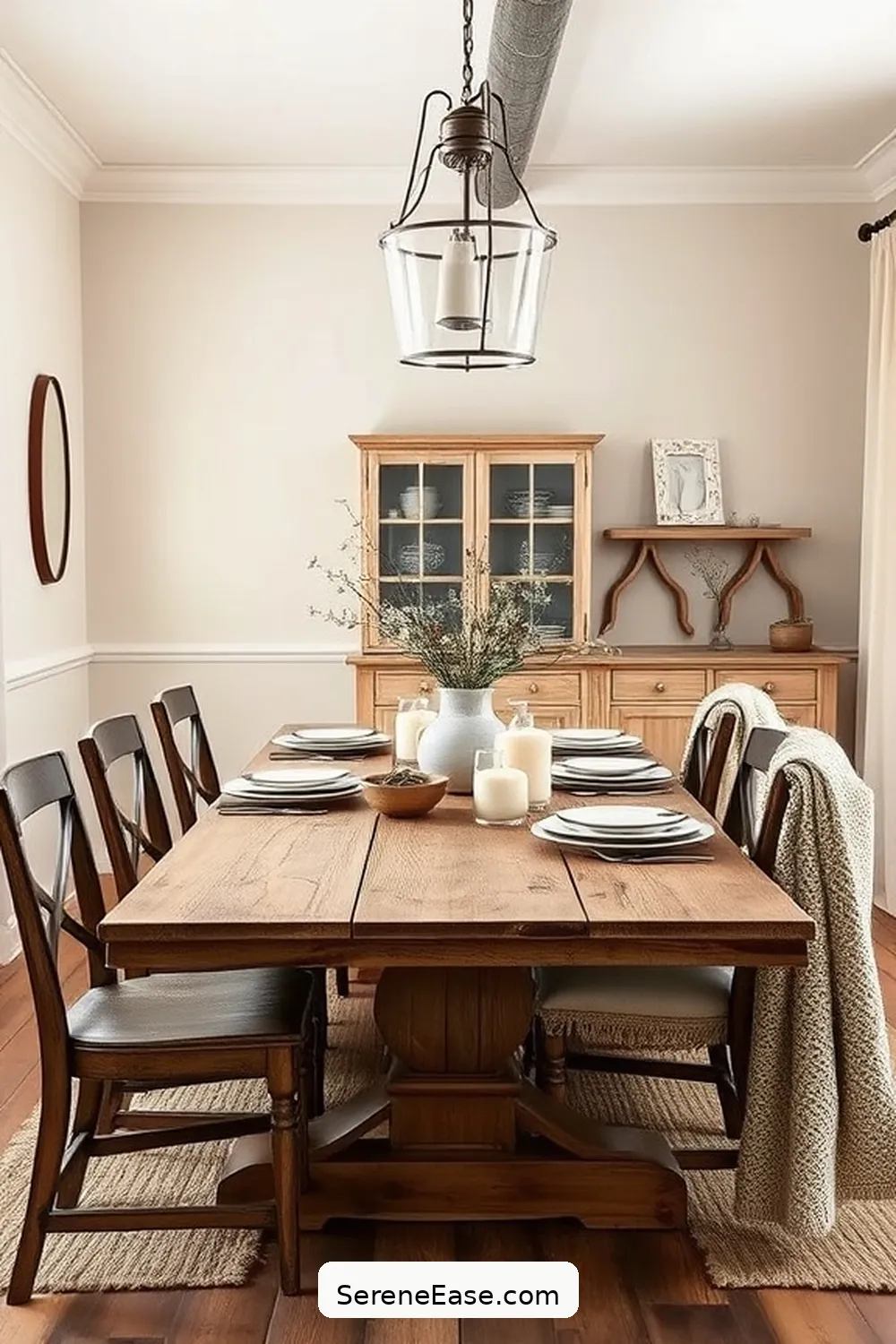 Achieve a Monochromatic Dining Room With Rustic Style 10 Maintaining Cohesion Throughout the Space for Achieve a Monochromatic Dining Room With Rustic Style