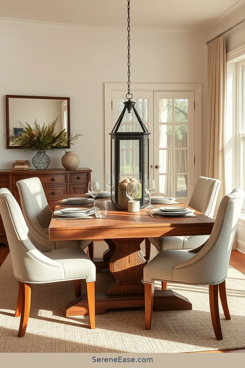 Achieve a Monochromatic Dining Room With Rustic Style 5 Selecting Furniture Pieces for Achieve a Monochromatic Dining Room With Rustic Style