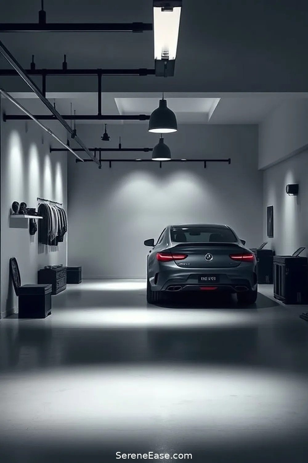 Achieve a Monochromatic Minimalist Style in Your Garage: A Step-by-Step Guide 10 Lighting: Enhancing the Ambiance for Achieve a Monochromatic Minimalist Style in Your Garage: A Step-by-Step Guide