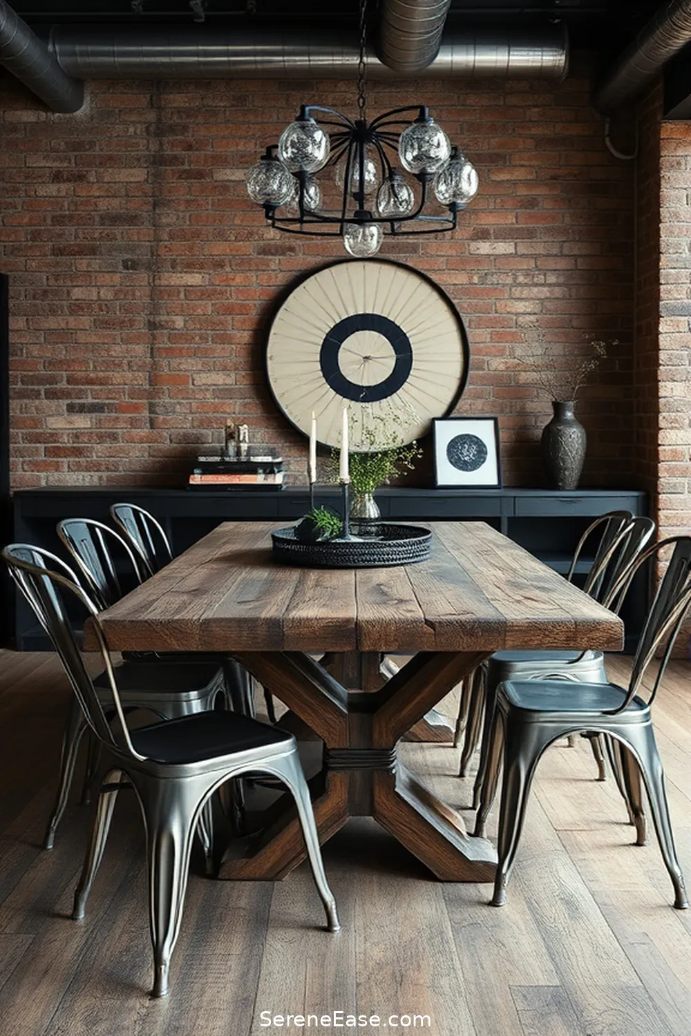 Achieving Black and White in Your Industrial Style Dining Room 6 Accessorizing With Texture and Contrast for Achieving Black and White in Your Industrial Style Dining Room