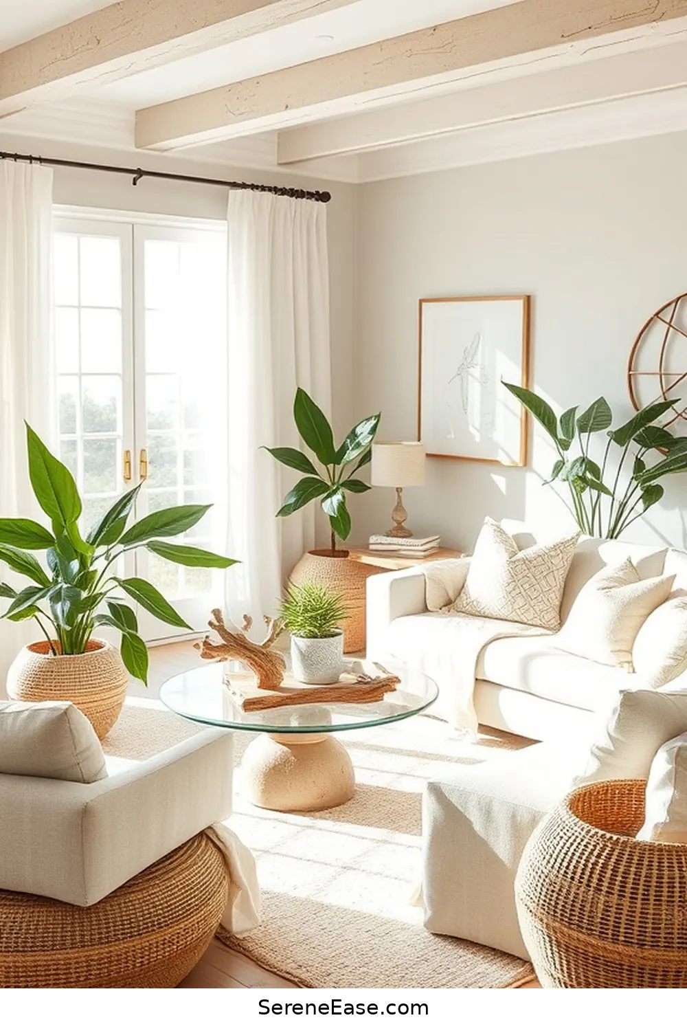 Achieving Neutral Tones in Your Coastal Living Room Style 5 Incorporating Natural Elements for Achieving Neutral Tones in Your Coastal Living Room Style