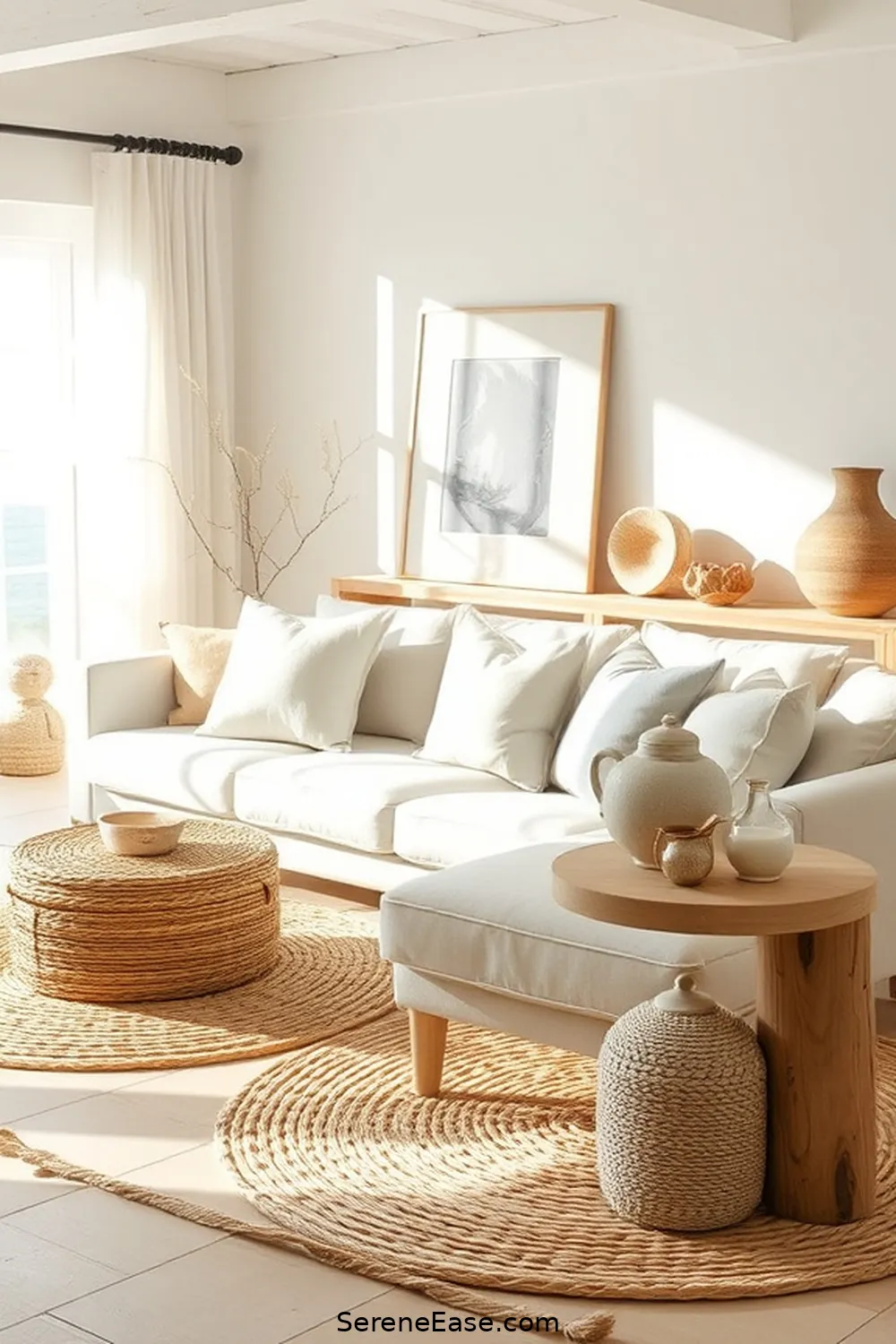 Achieving Neutral Tones in Your Coastal Living Room Style 4 Layering Textures for Depth for Achieving Neutral Tones in Your Coastal Living Room Style