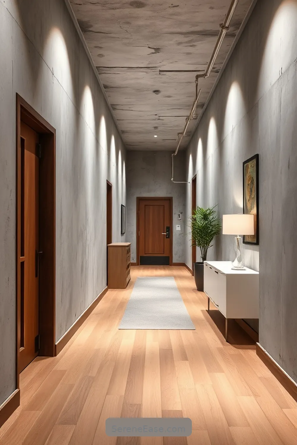 Achieving Neutral Tones in Your Industrial-Style Hallway 7 Adding Subtle Whites for Achieving Neutral Tones in Your Industrial-Style Hallway