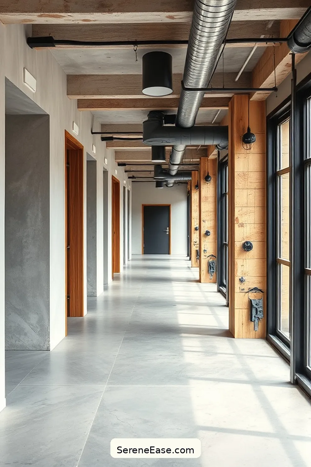 Achieving Neutral Tones in Your Industrial-Style Hallway 8 Balancing Textures and Materials for Achieving Neutral Tones in Your Industrial-Style Hallway