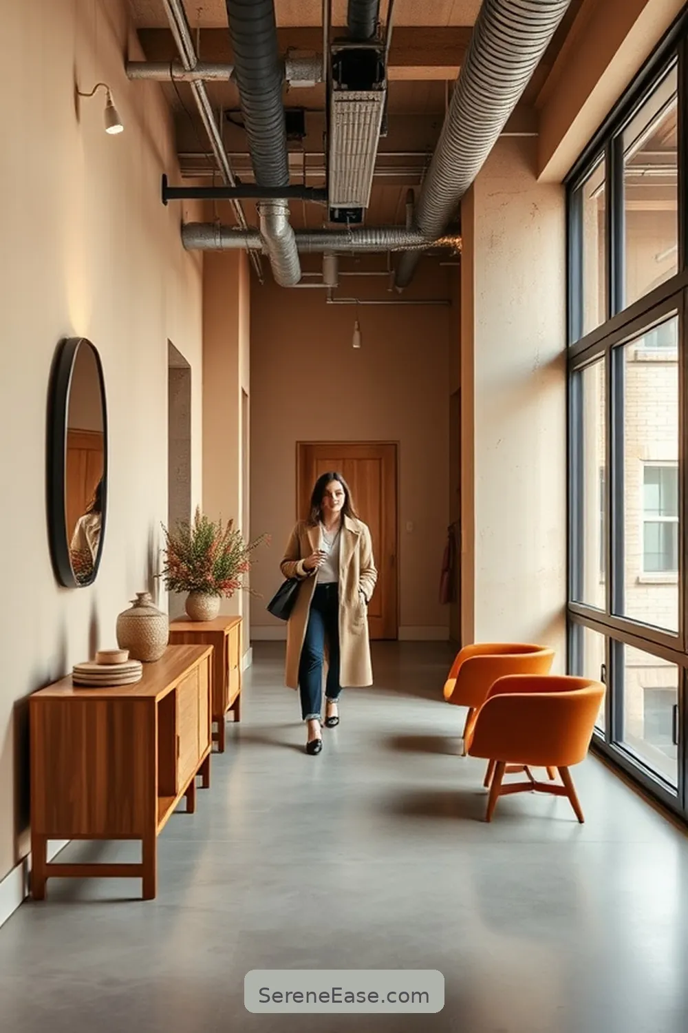 Achieving Neutral Tones in Your Industrial-Style Hallway 6 Utilizing Warm Beiges for Achieving Neutral Tones in Your Industrial-Style Hallway