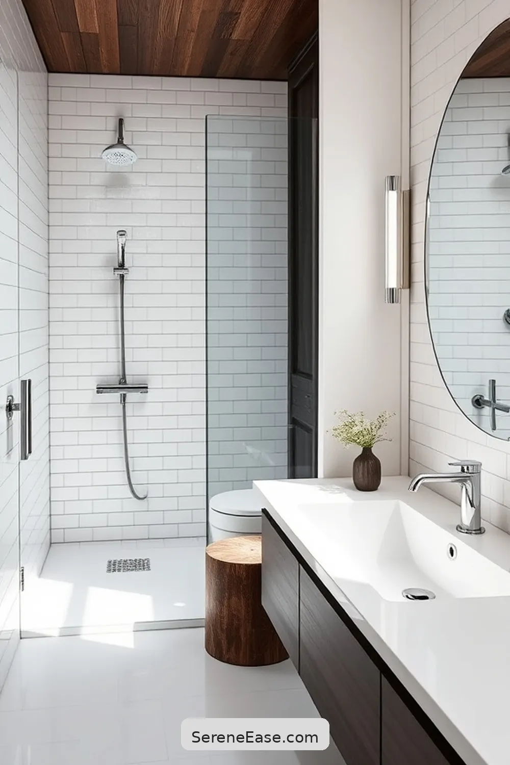 Achieving Scandinavian Style With Metallic Accents in the Bathroom 6 Creating Contrast With Color Schemes for Achieving Scandinavian Style With Metallic Accents in the Bathroom