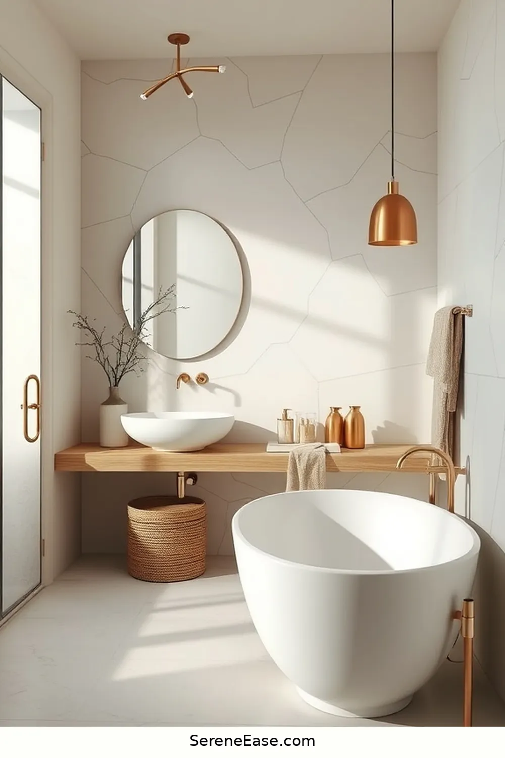Achieving Scandinavian Style With Metallic Accents in the Bathroom 8 Maintaining a Cohesive Design Throughout the Space for Achieving Scandinavian Style With Metallic Accents in the Bathroom