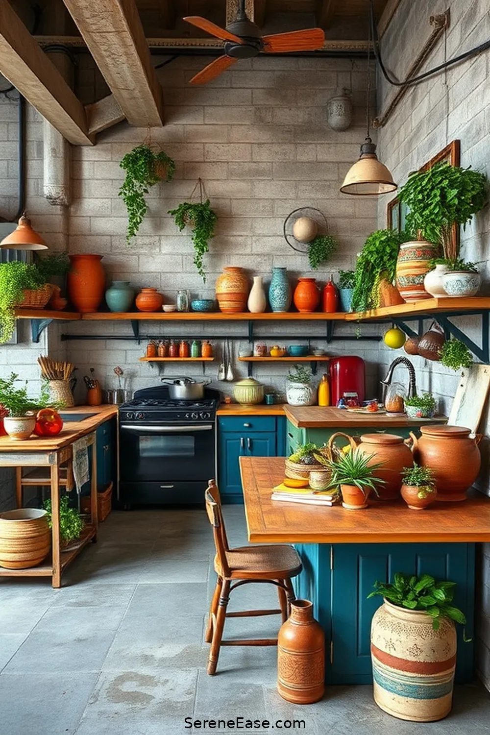 Achieving a Bold and Bright Industrial Kitchen Style 7 Adding Personal Touches to Your Industrial Space for Achieving a Bold and Bright Industrial Kitchen Style
