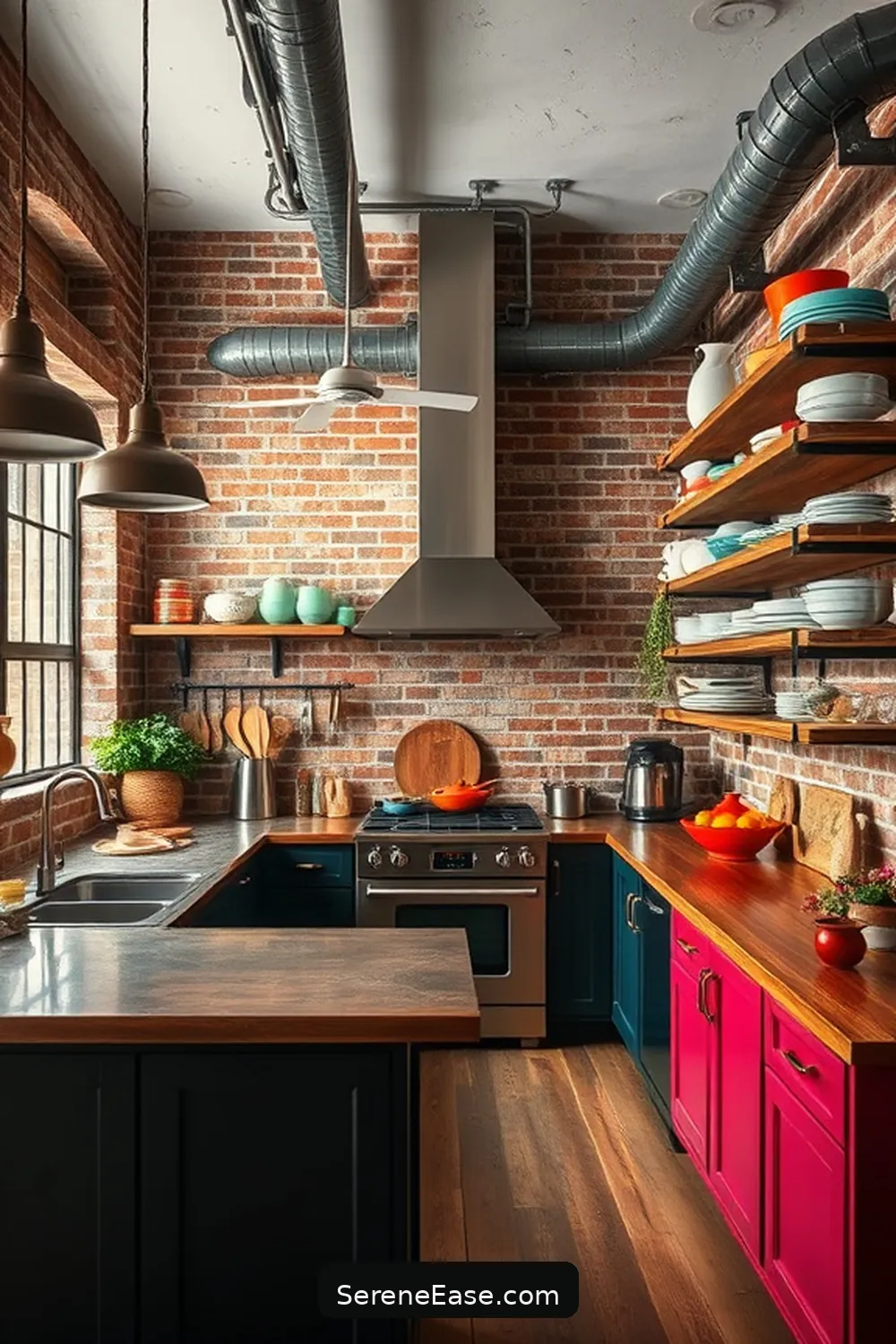 Achieving a Bold and Bright Industrial Kitchen Style 4 Incorporating Exposed Elements and Fixtures for Achieving a Bold and Bright Industrial Kitchen Style