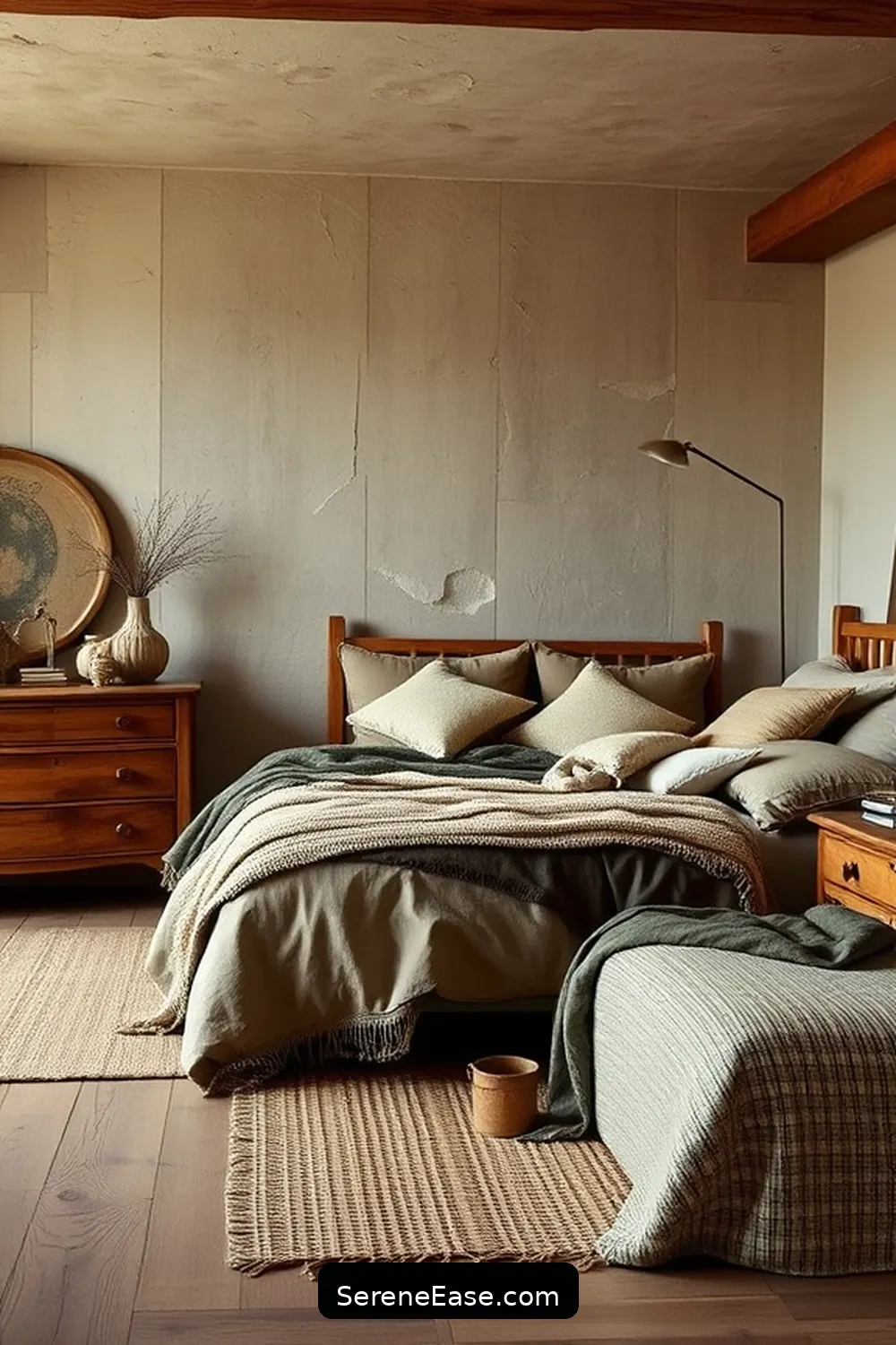 Achieving a Monochromatic Rustic Bedroom Style 2 Choosing Your Color Palette for Achieving a Monochromatic Rustic Bedroom Style