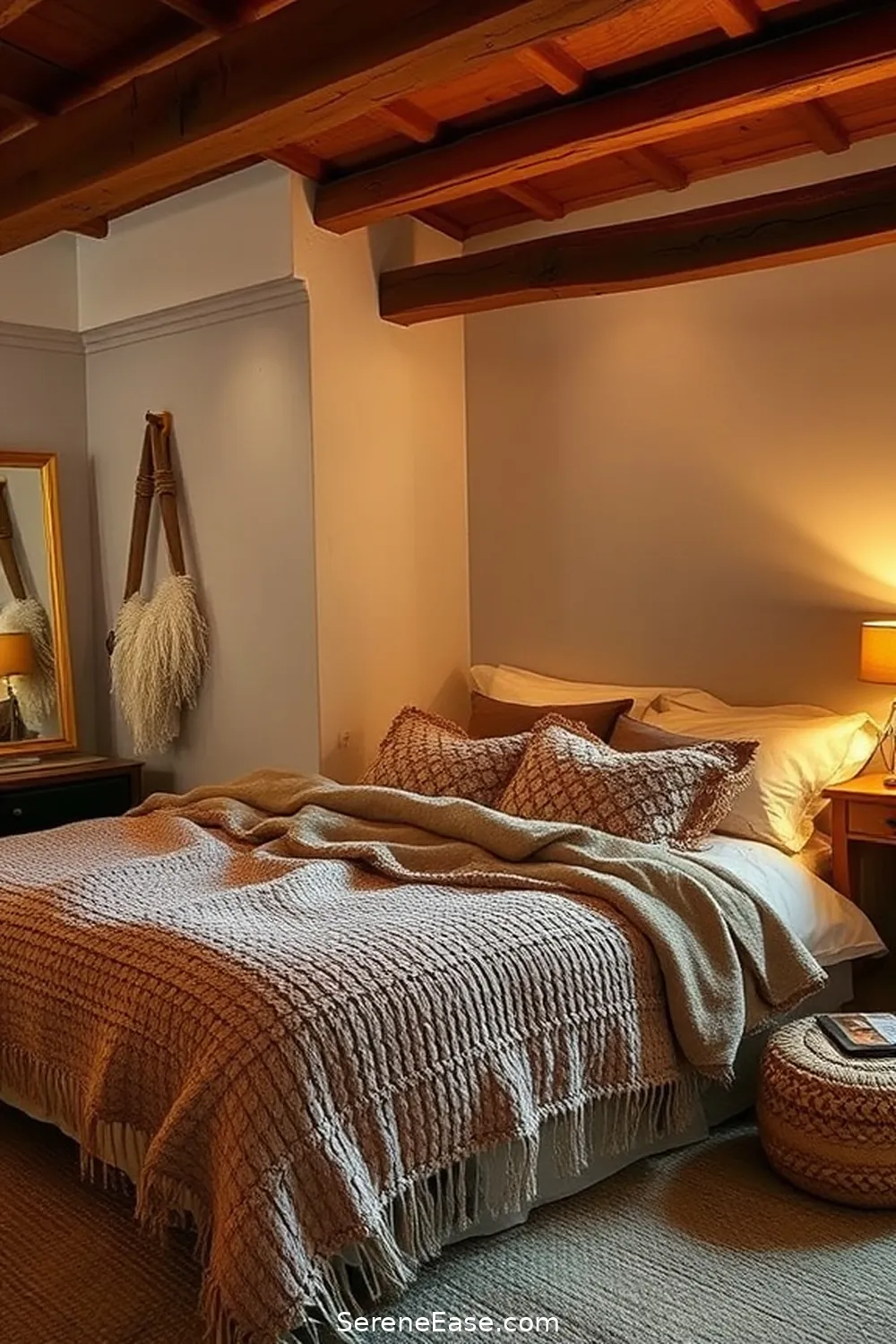 Achieving a Monochromatic Rustic Bedroom Style 6 Creating a Cozy Atmosphere for Achieving a Monochromatic Rustic Bedroom Style