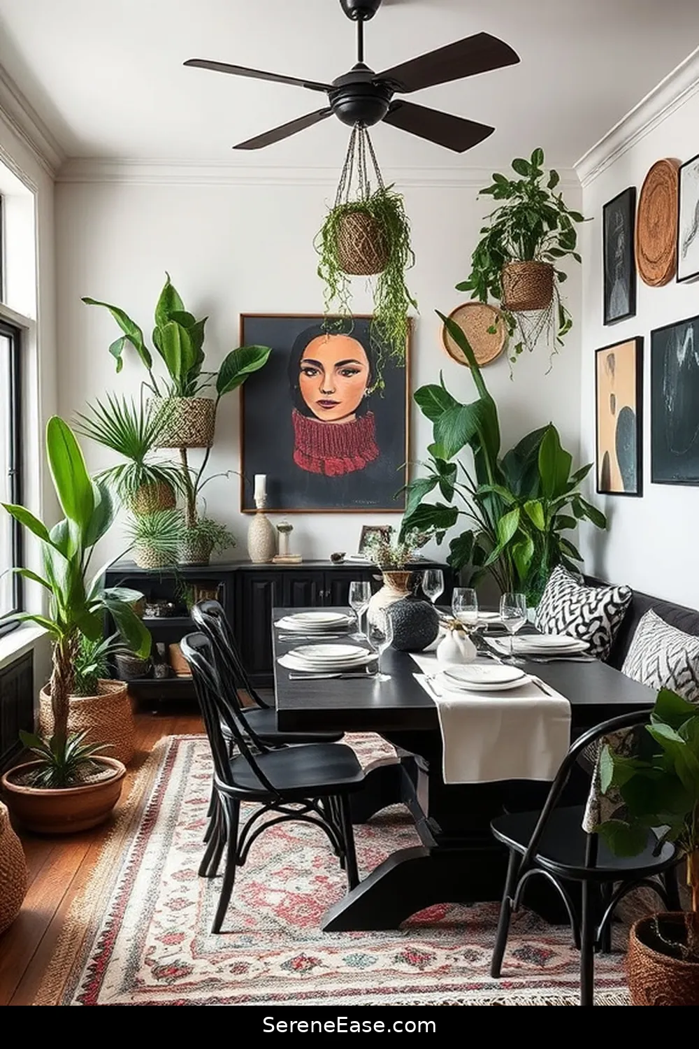 Blend Black and White With Bohemian Style in Your Dining Room 2 Understanding the Essence of Bohemian Style for Blend Black and White With Bohemian Style in Your Dining Room