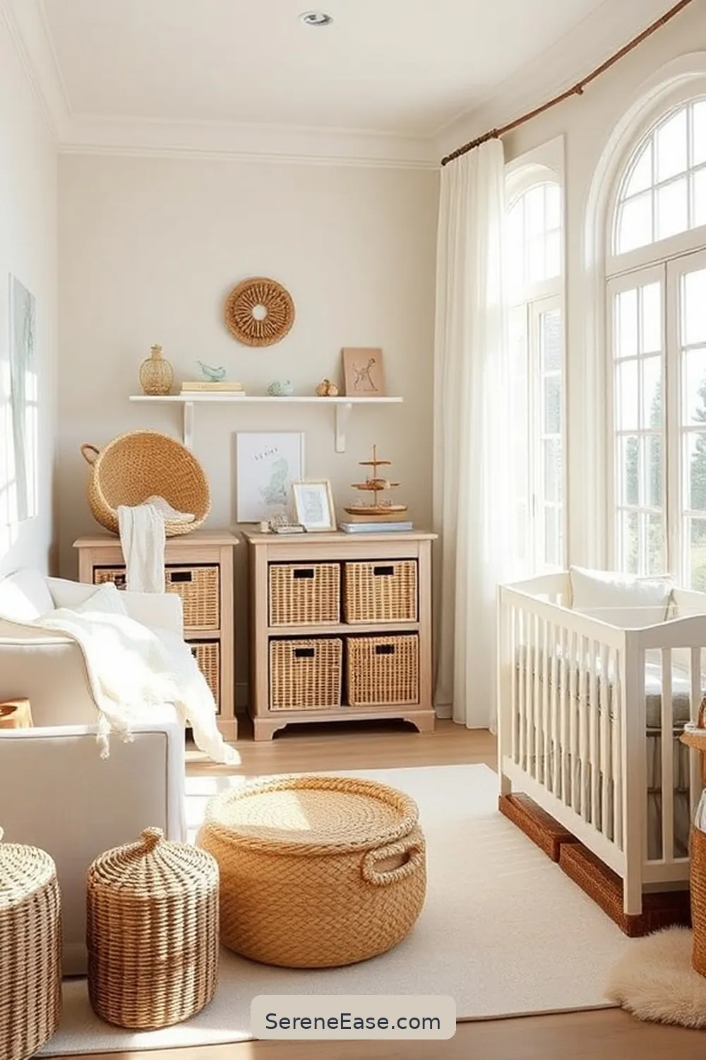 Blend Neutral Tones and Coastal Style in Your Nursery 12 Organizing the Space: Storage Solutions for Blend Neutral Tones and Coastal Style in Your Nursery