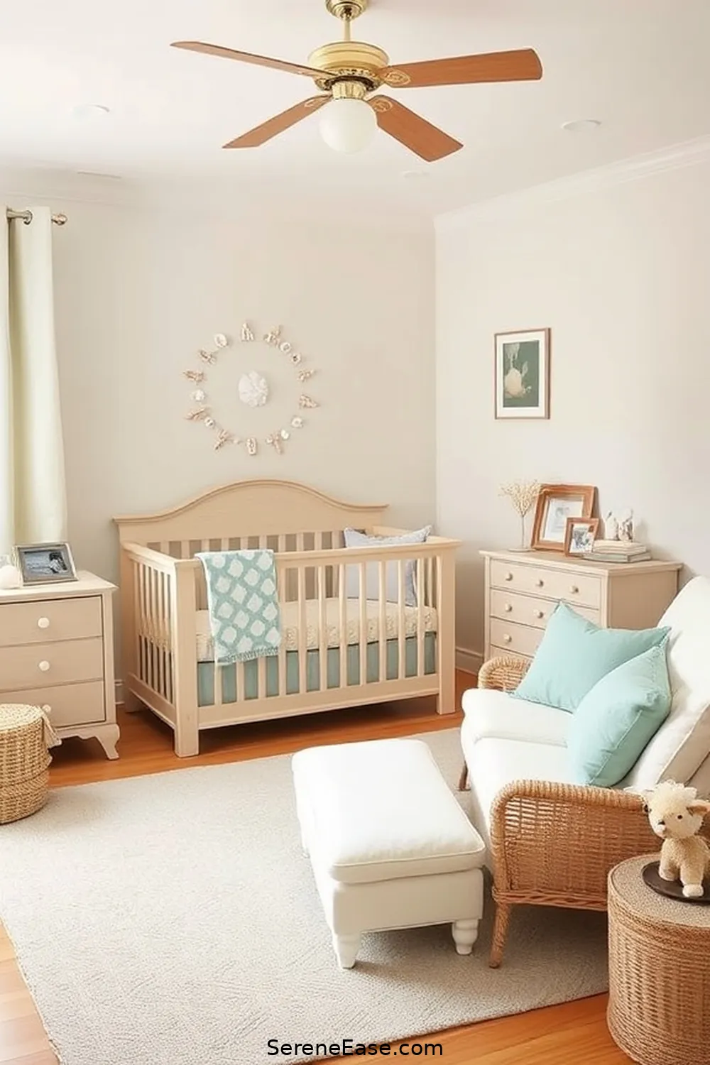 Blend Neutral Tones and Coastal Style in Your Nursery 14 Safety Considerations in Nursery Design for Blend Neutral Tones and Coastal Style in Your Nursery