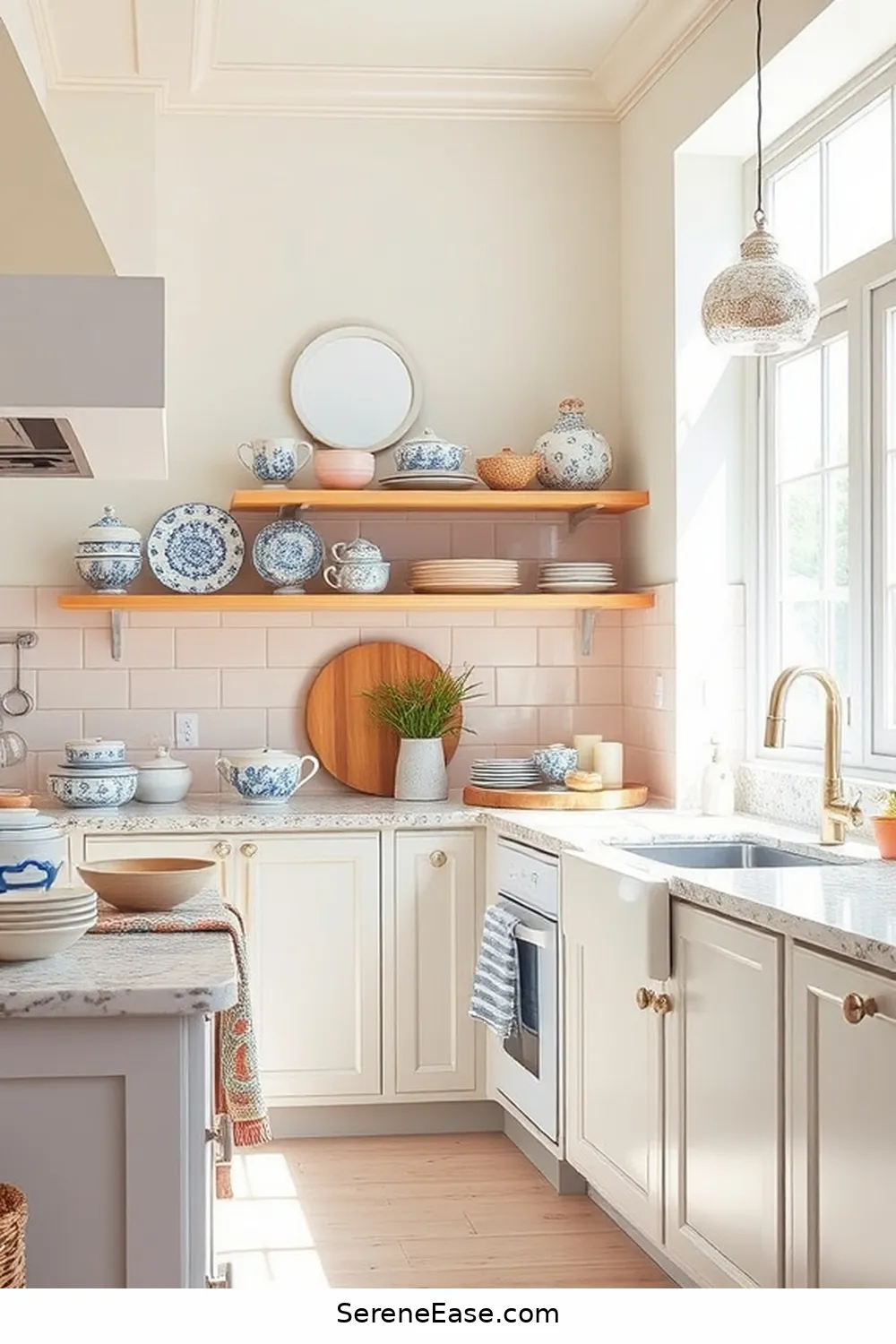 Blending Pastels With Coastal Style in Your Kitchen 12 Mixing Patterns With Pastel Shades for Blending Pastels With Coastal Style in Your Kitchen